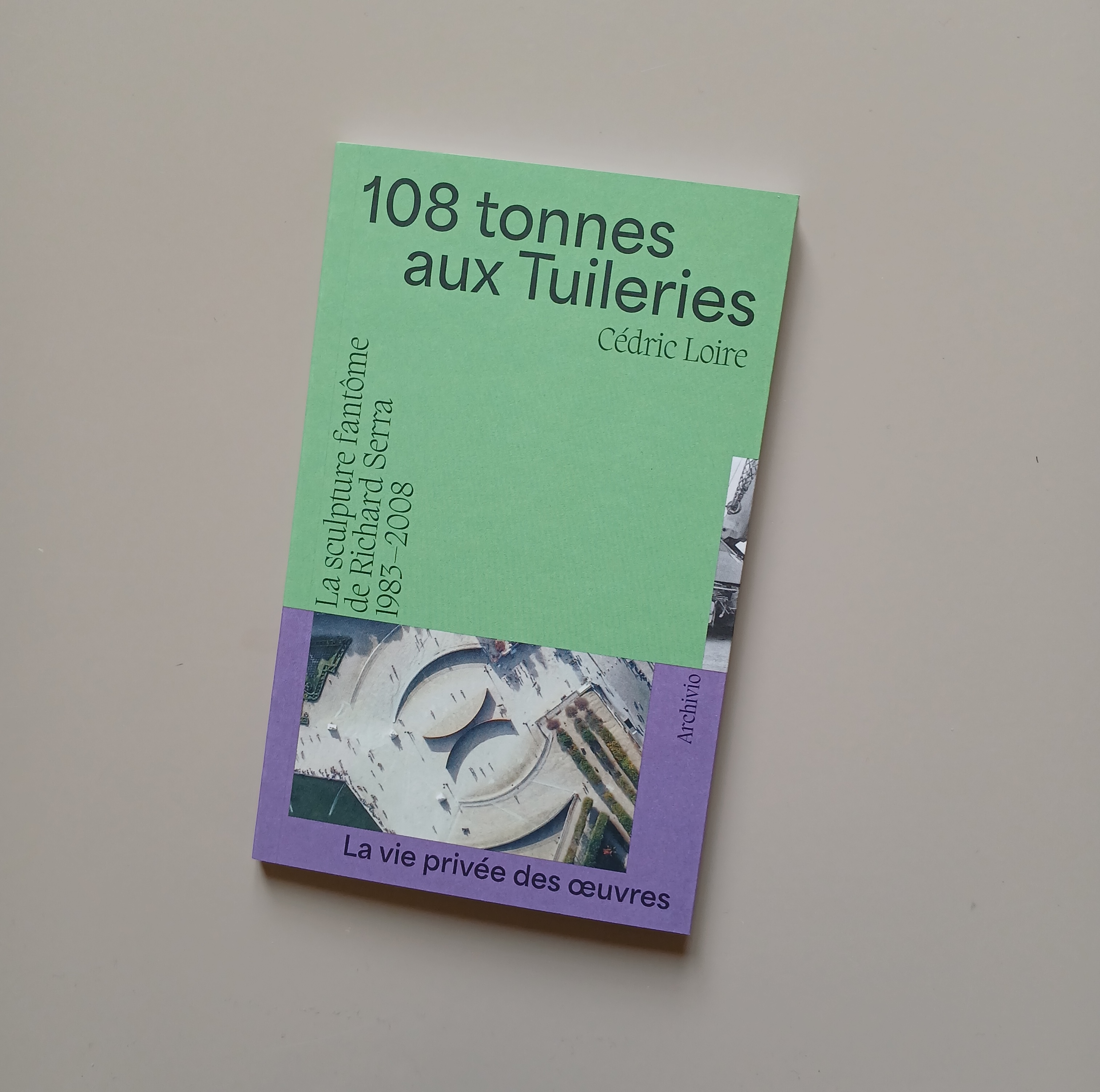 Cédric Loire, 108 tonnes aux Tuileries