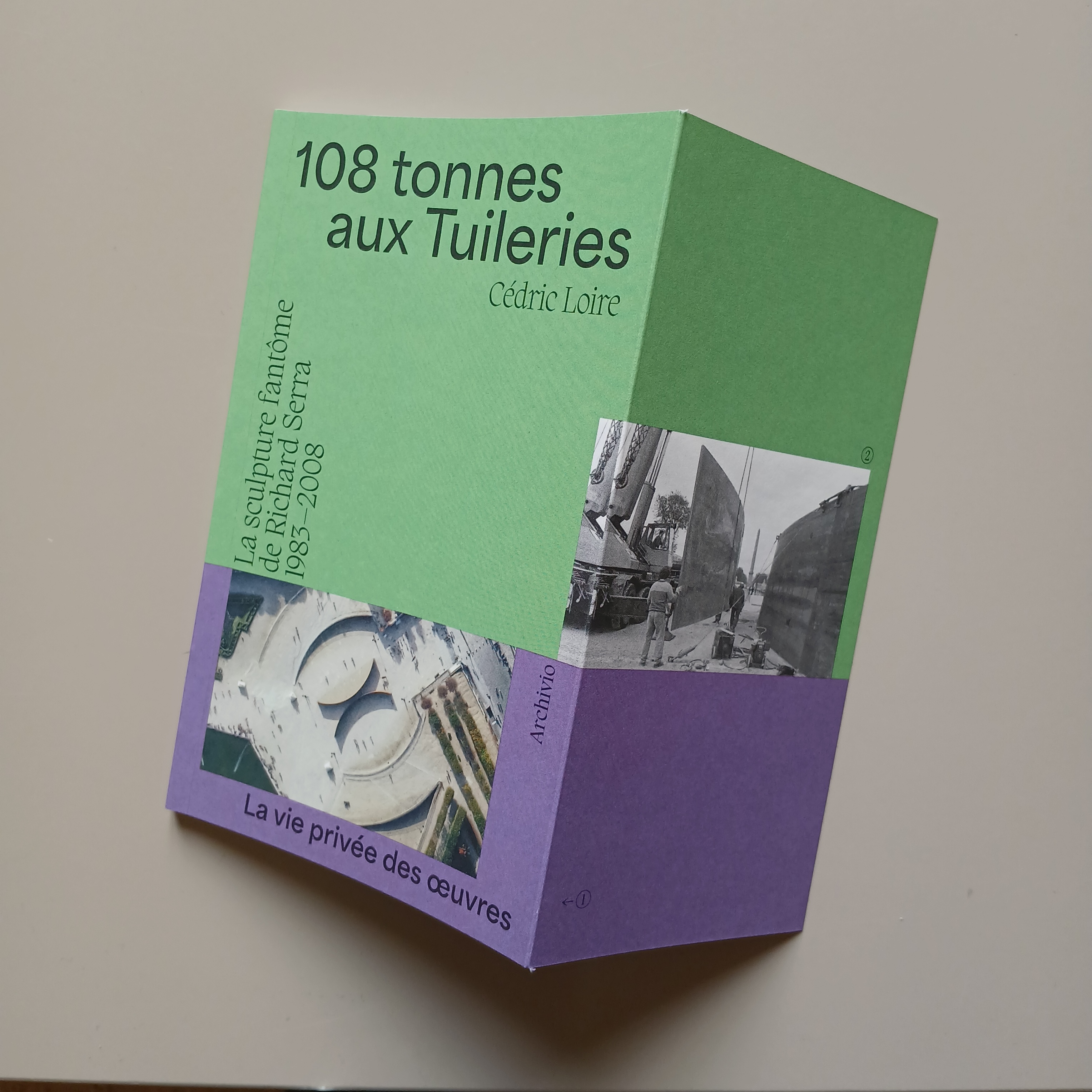 Cédric Loire, 108 tonnes aux Tuileries