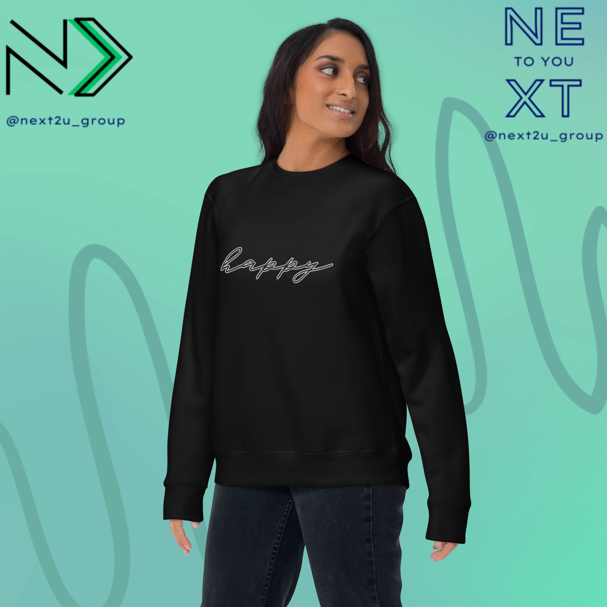 Sudadera Unisex Premium 'happy'