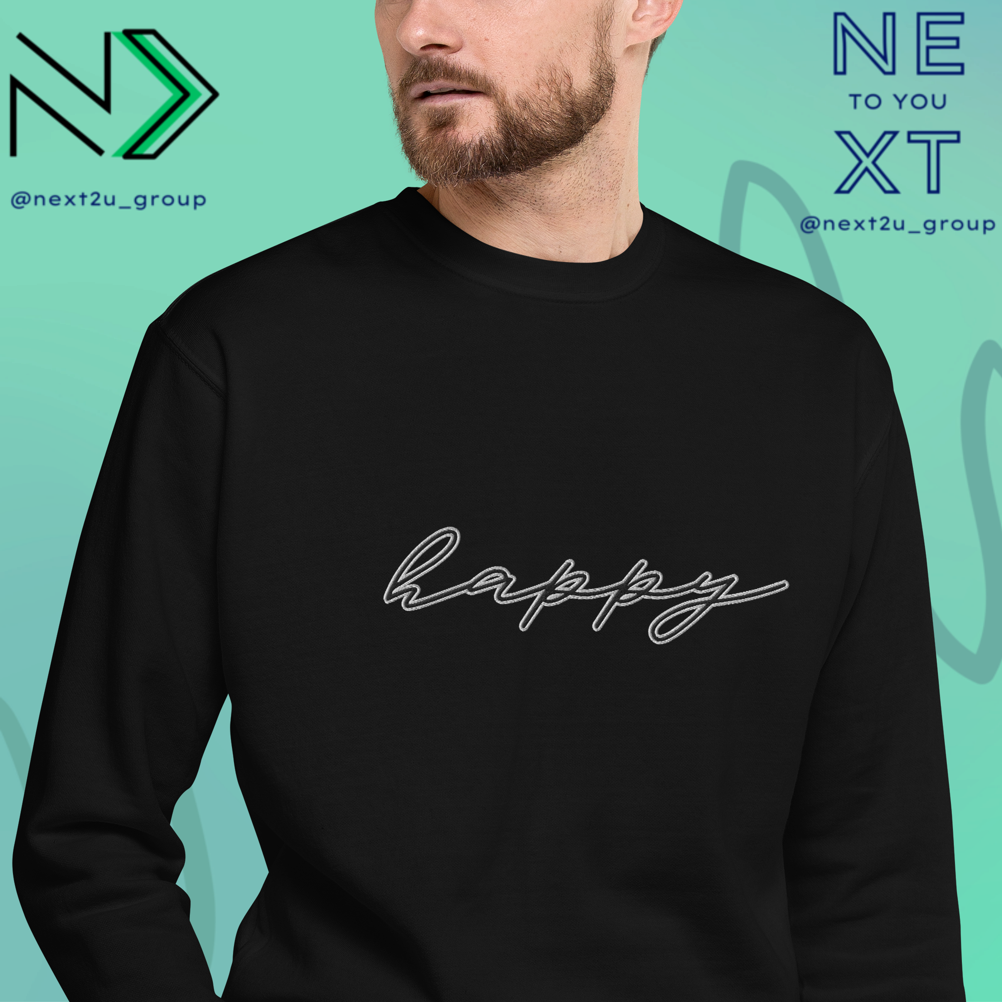 Sudadera Unisex Premium 'happy'