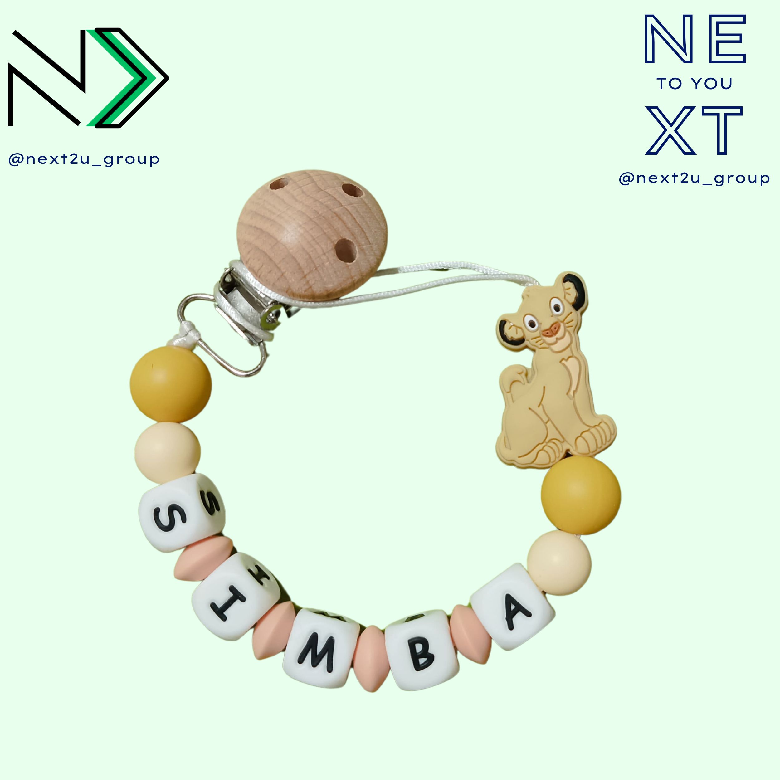 Chupetero de silicona Simba - El Rey León