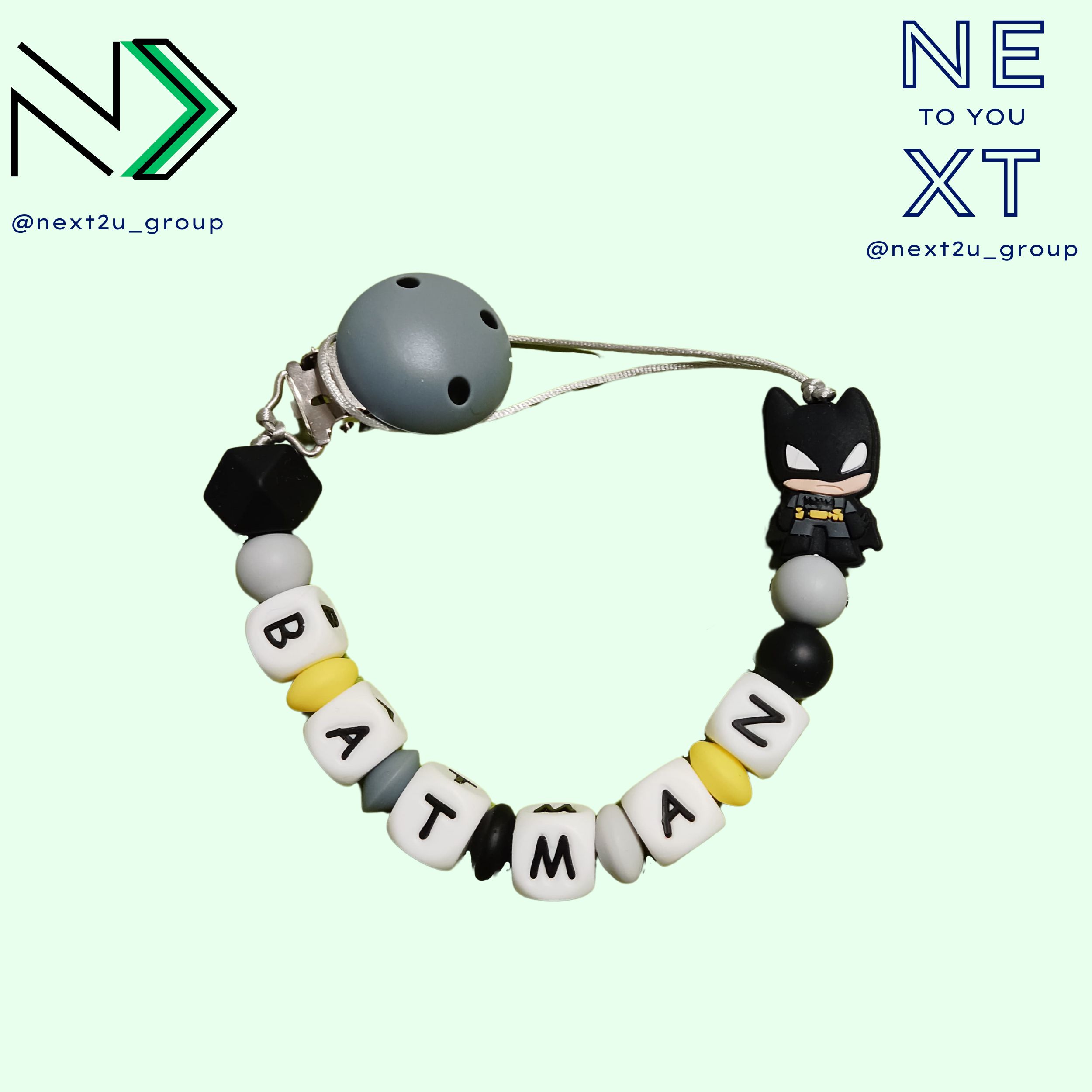 Chupetero de silicona Batman