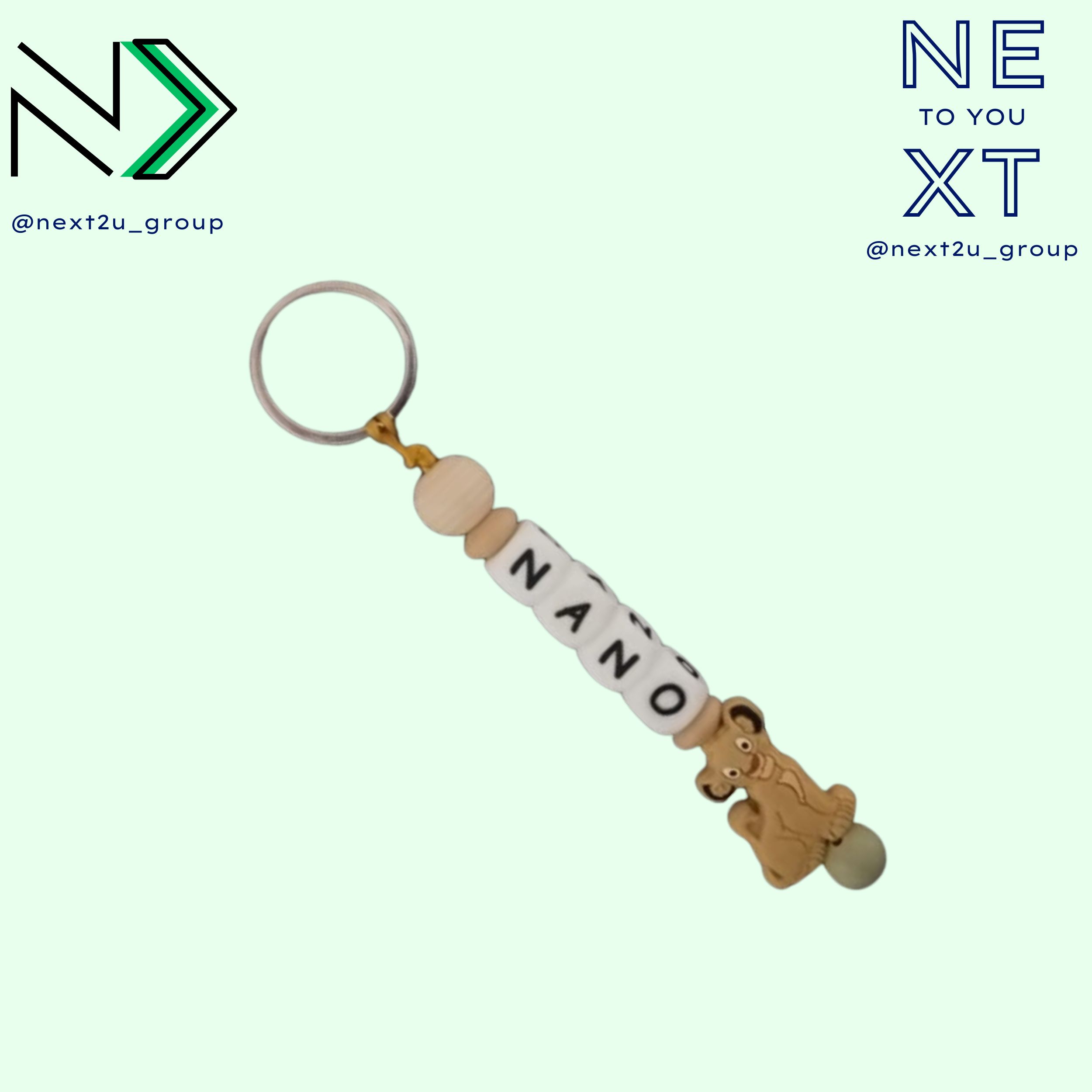 Llavero de silicona Simba (El Rey León)