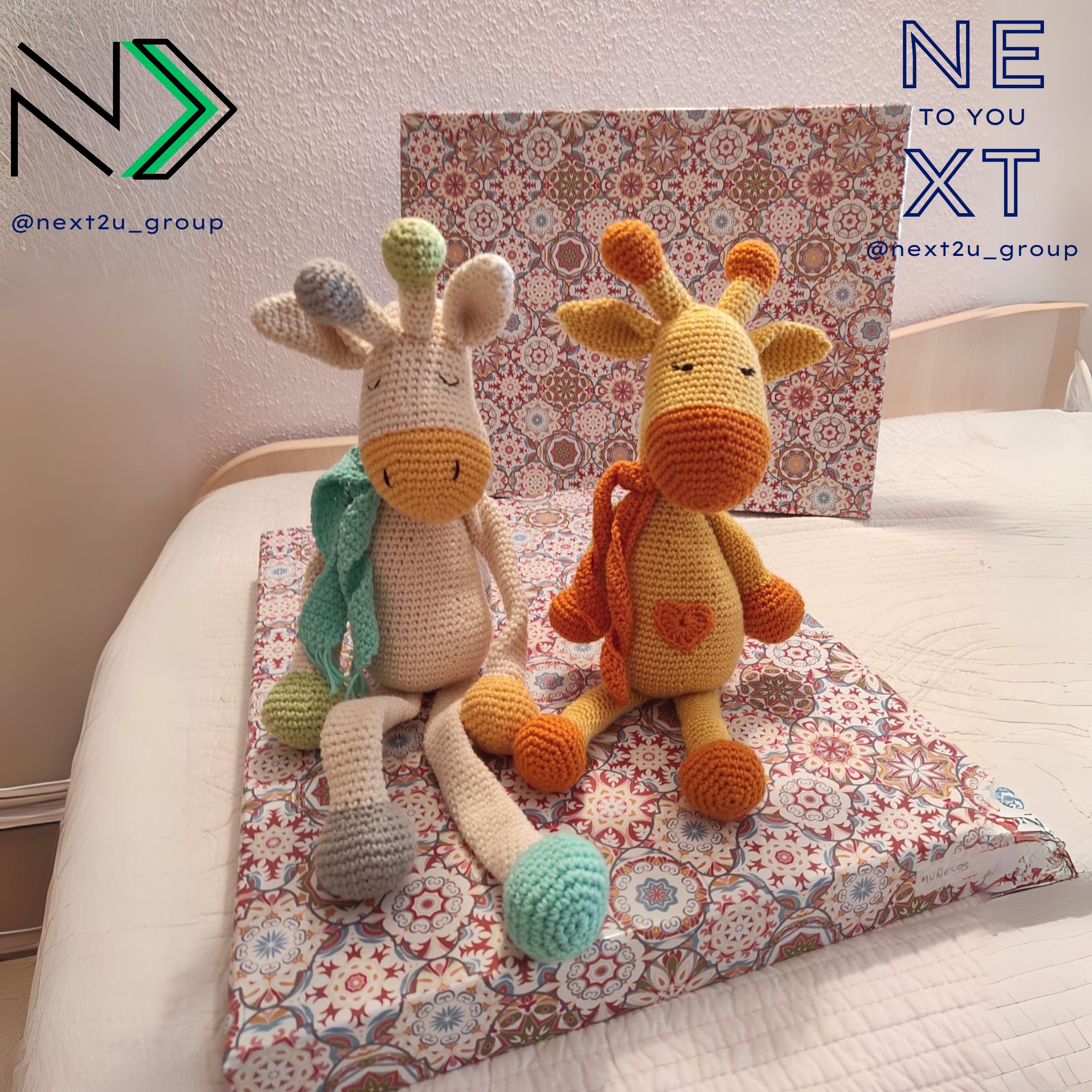 Amigurumi Jirafas (por separado)