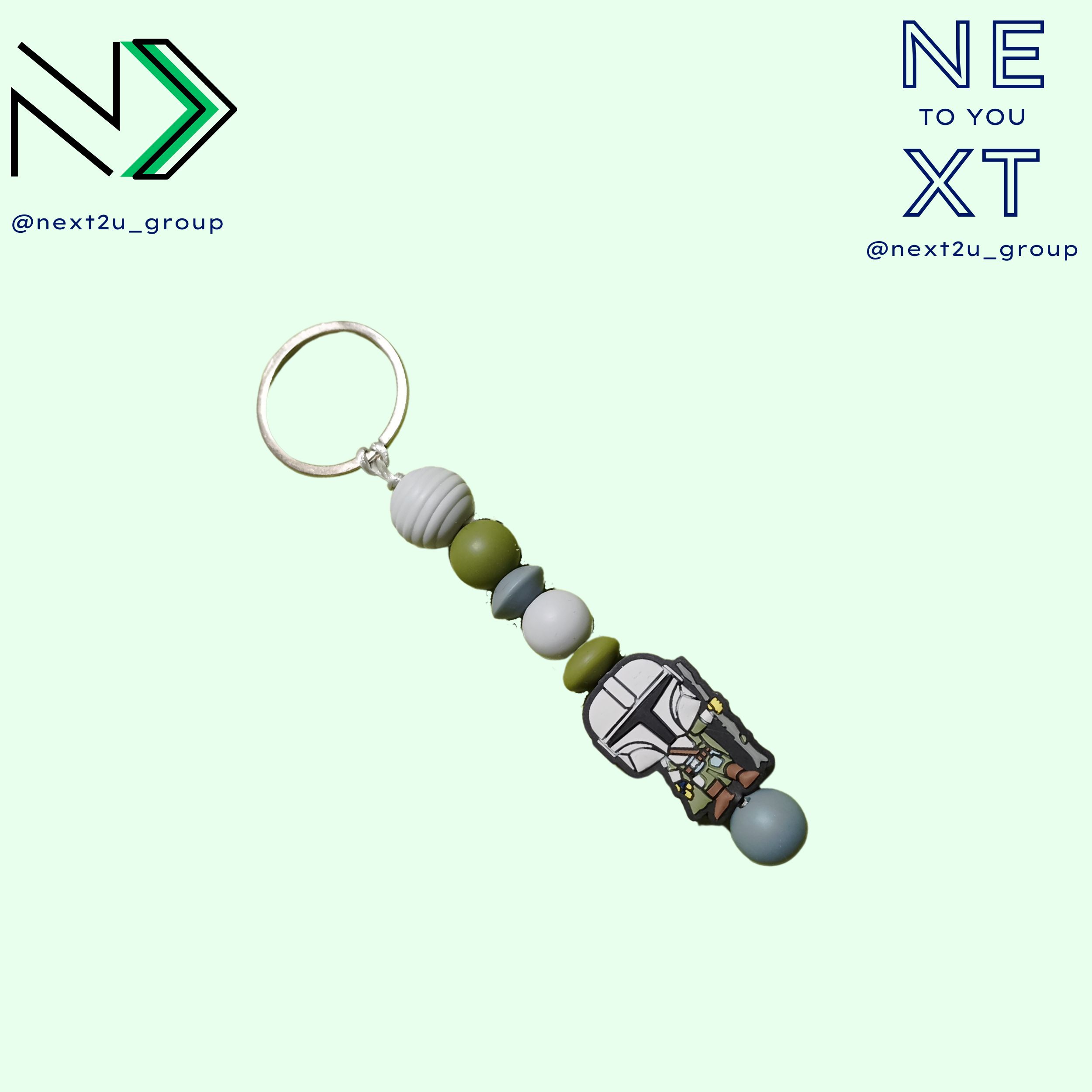 Llavero de silicona Mandalorian