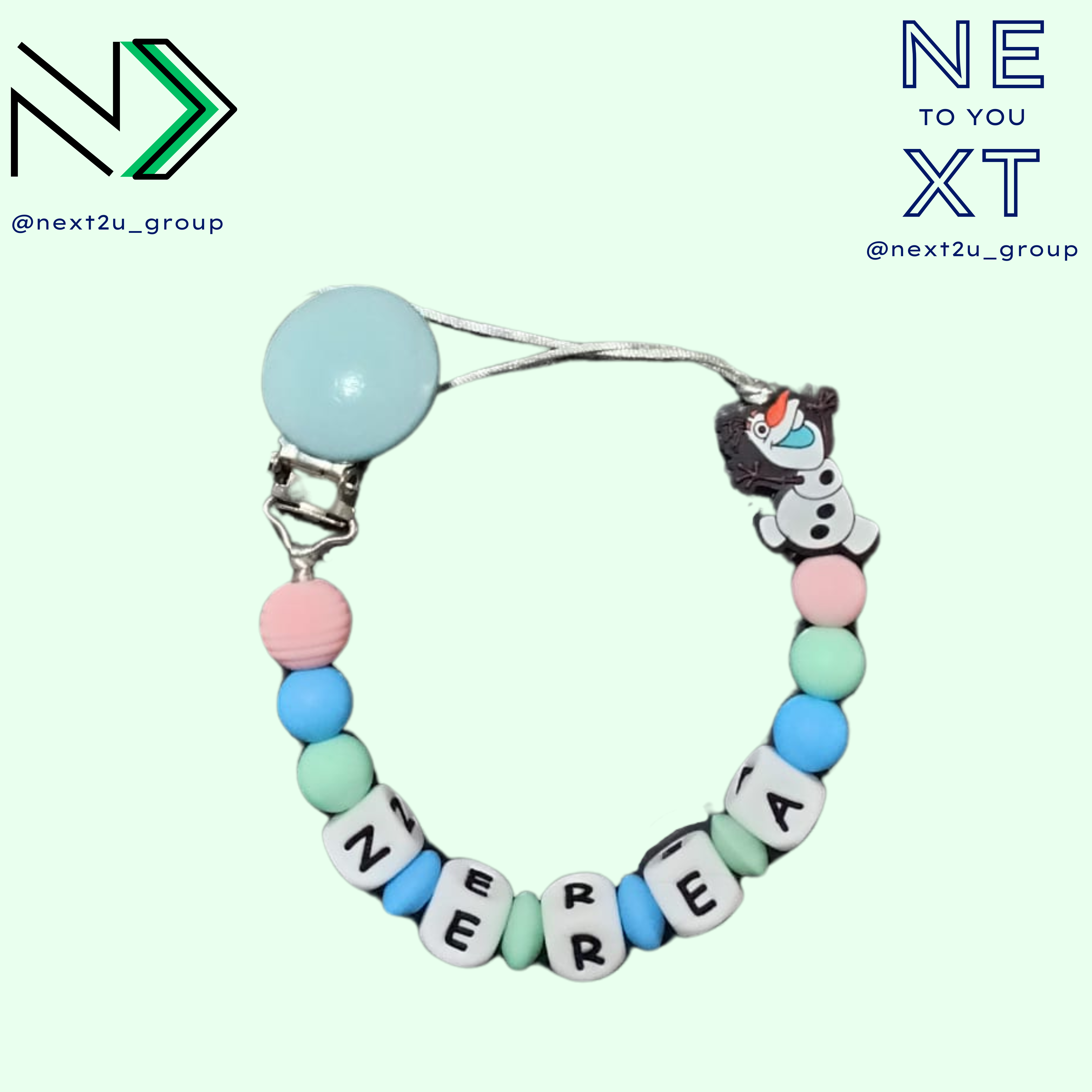 Chupetero de silicona Olaf (Frozen)