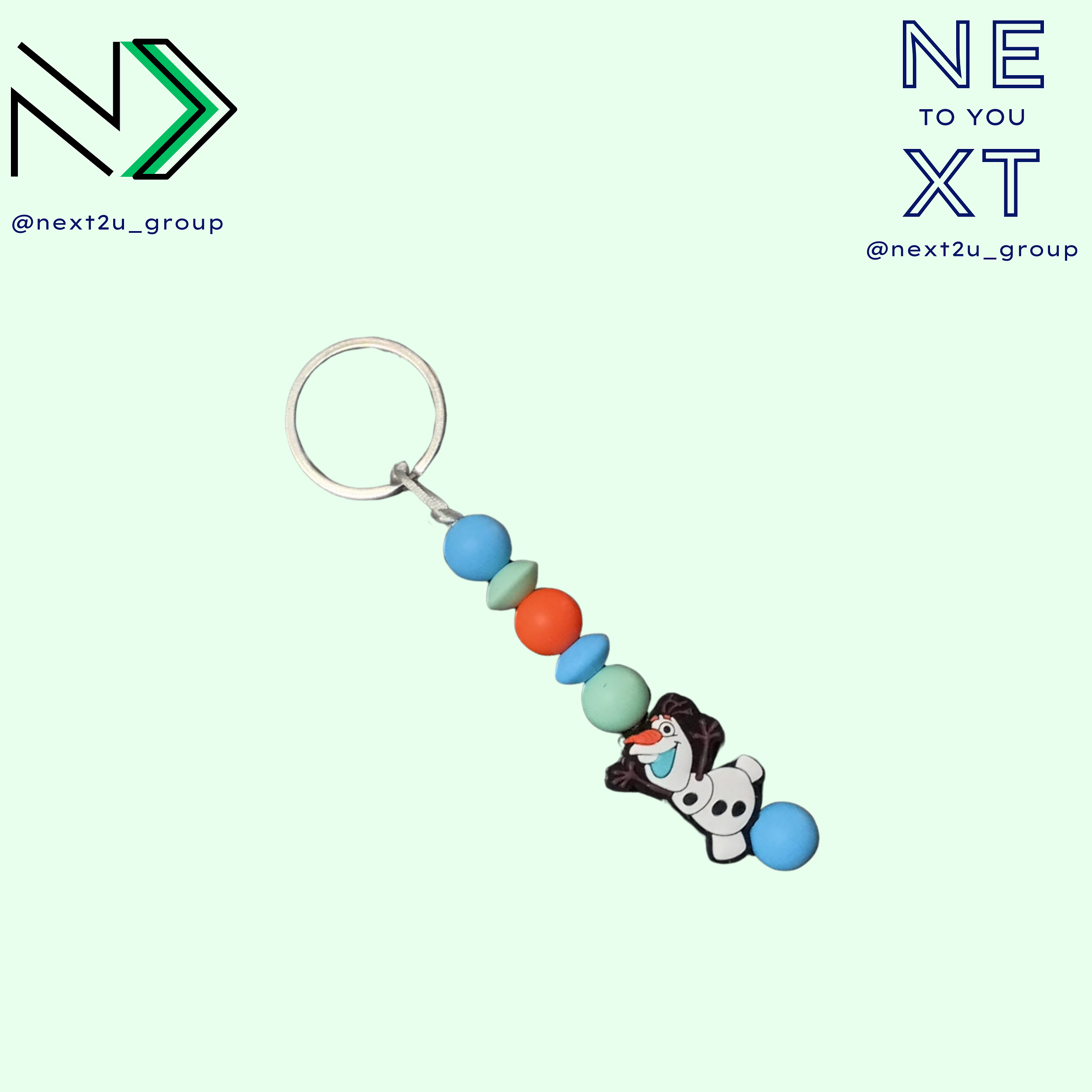 Llavero de silicona Olaf (frozen)