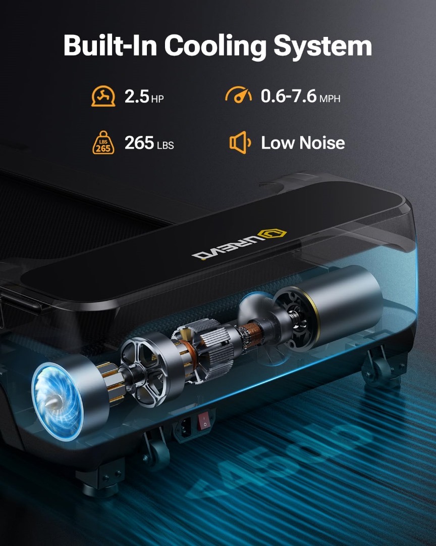 Treadmill for Running / Walking with the incline feature