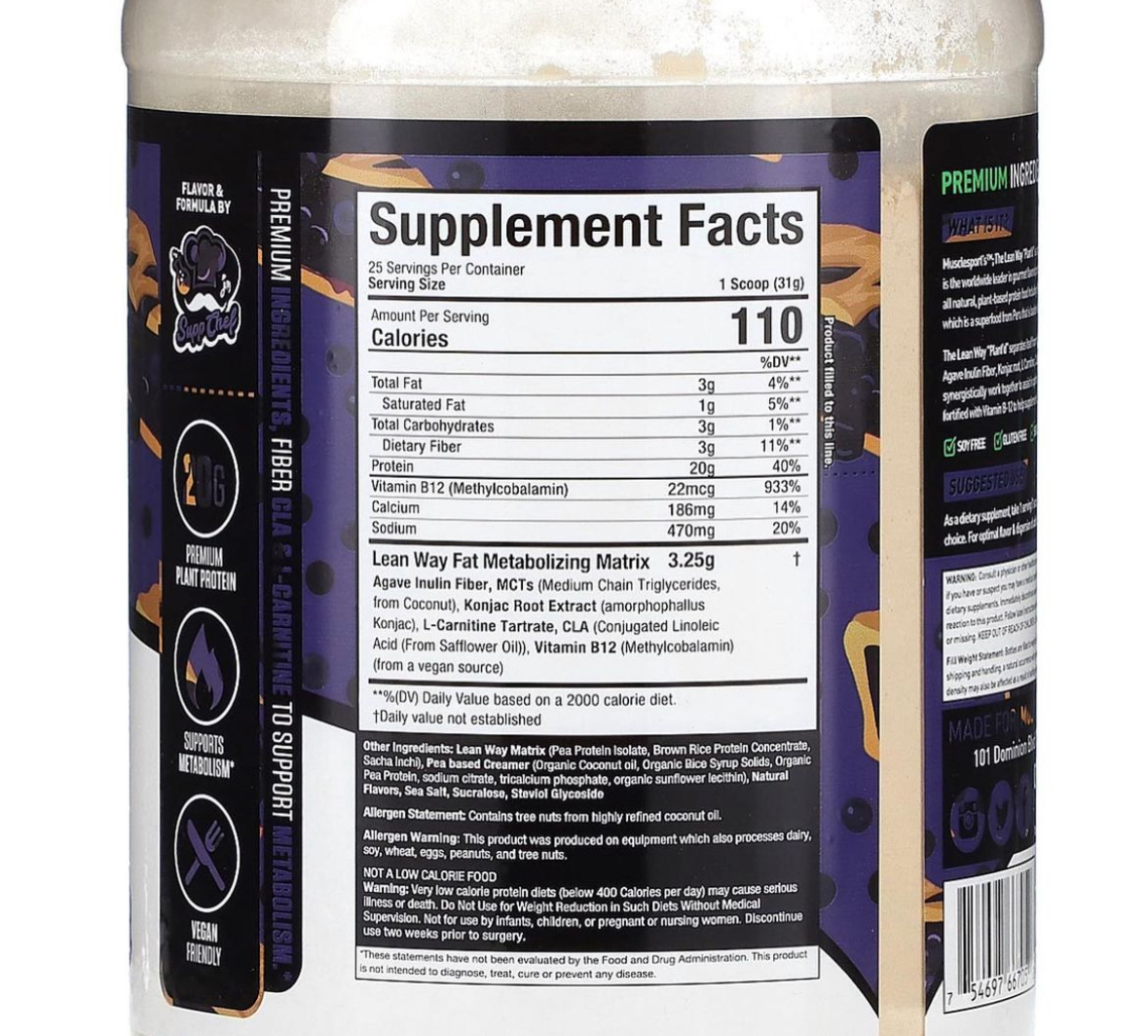 Musclesport Lean Way Plant Protein