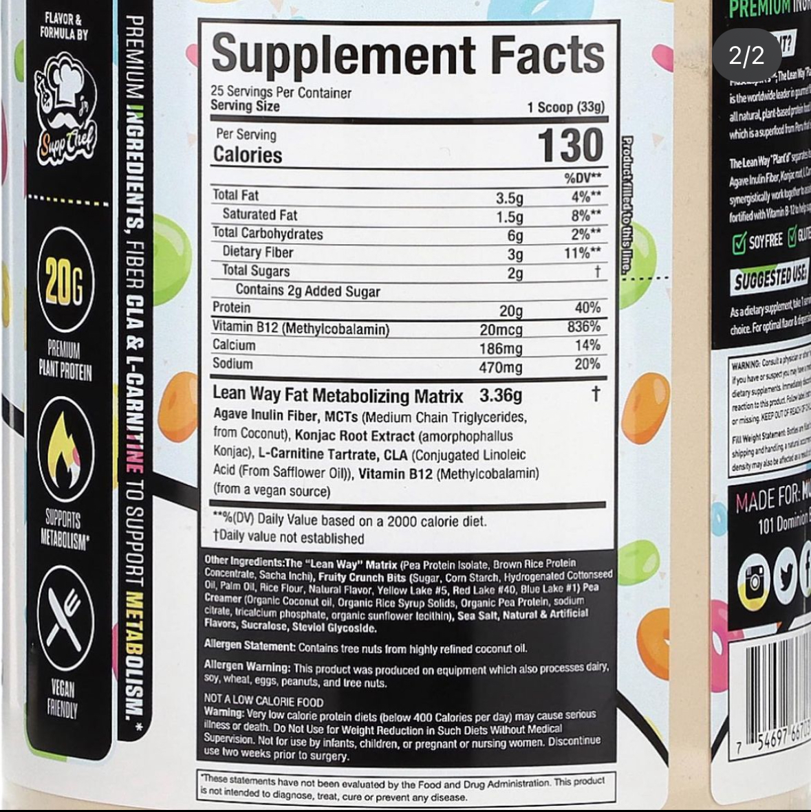 Musclesport Lean Way Plant Protein