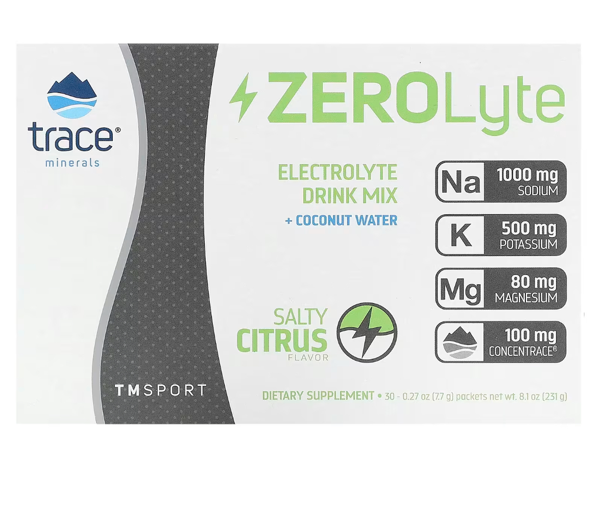 Trace Minerals Electrolytes Drink (30 pkts)