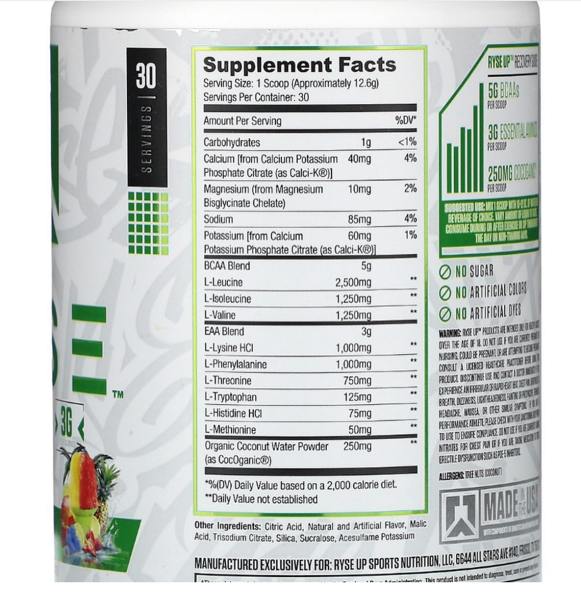 RYSE BCAA/EAA + Hydration