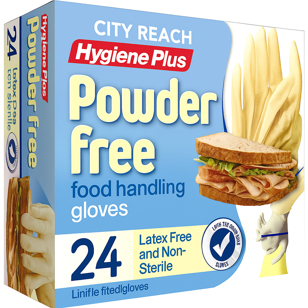City Reach Hygiene Plus Powder Free Food Handling Gloves