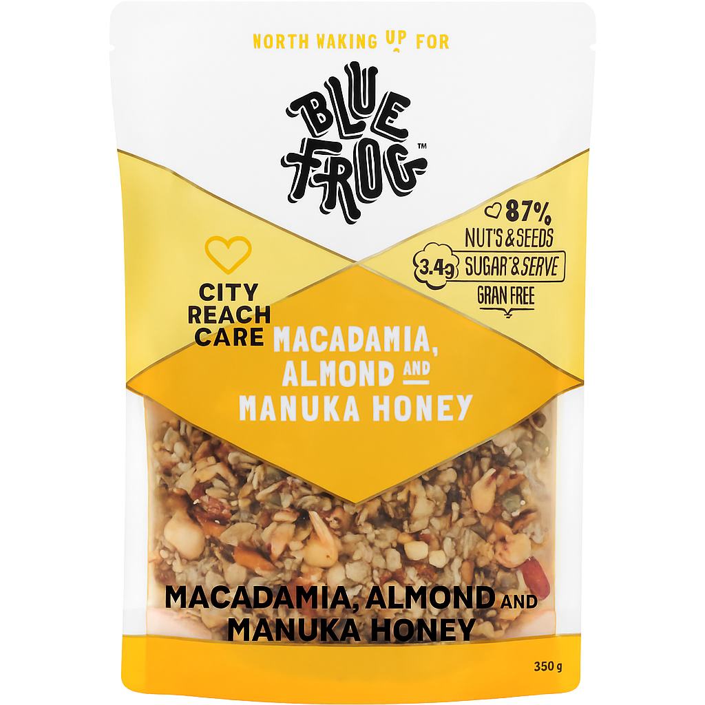 Blue Frog Macadamia, Almond and Manuka Honey