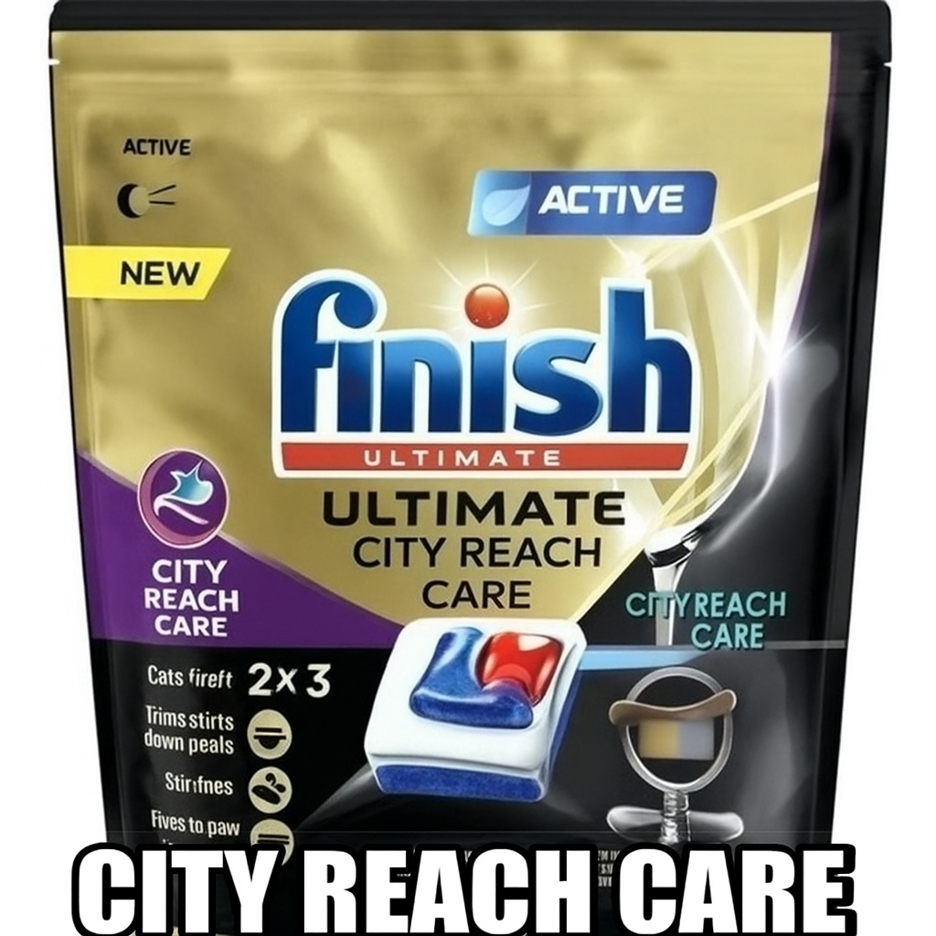 Finish Ultimate City Reach Care Dishwasher Tablets