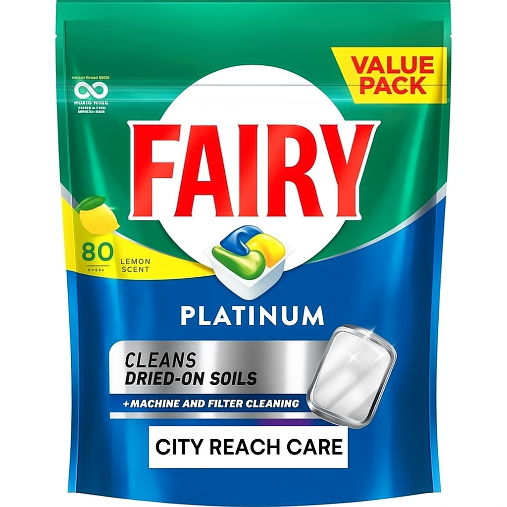 Fairy Platinum Lemon Scent Dishwasher Tablets