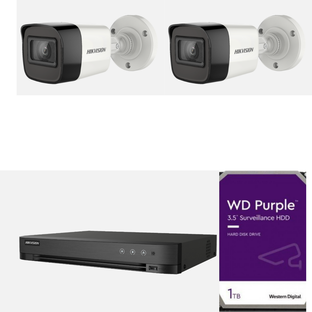 باقة كاميرتين رقمية هيكفيجن دقة 5 ميجا