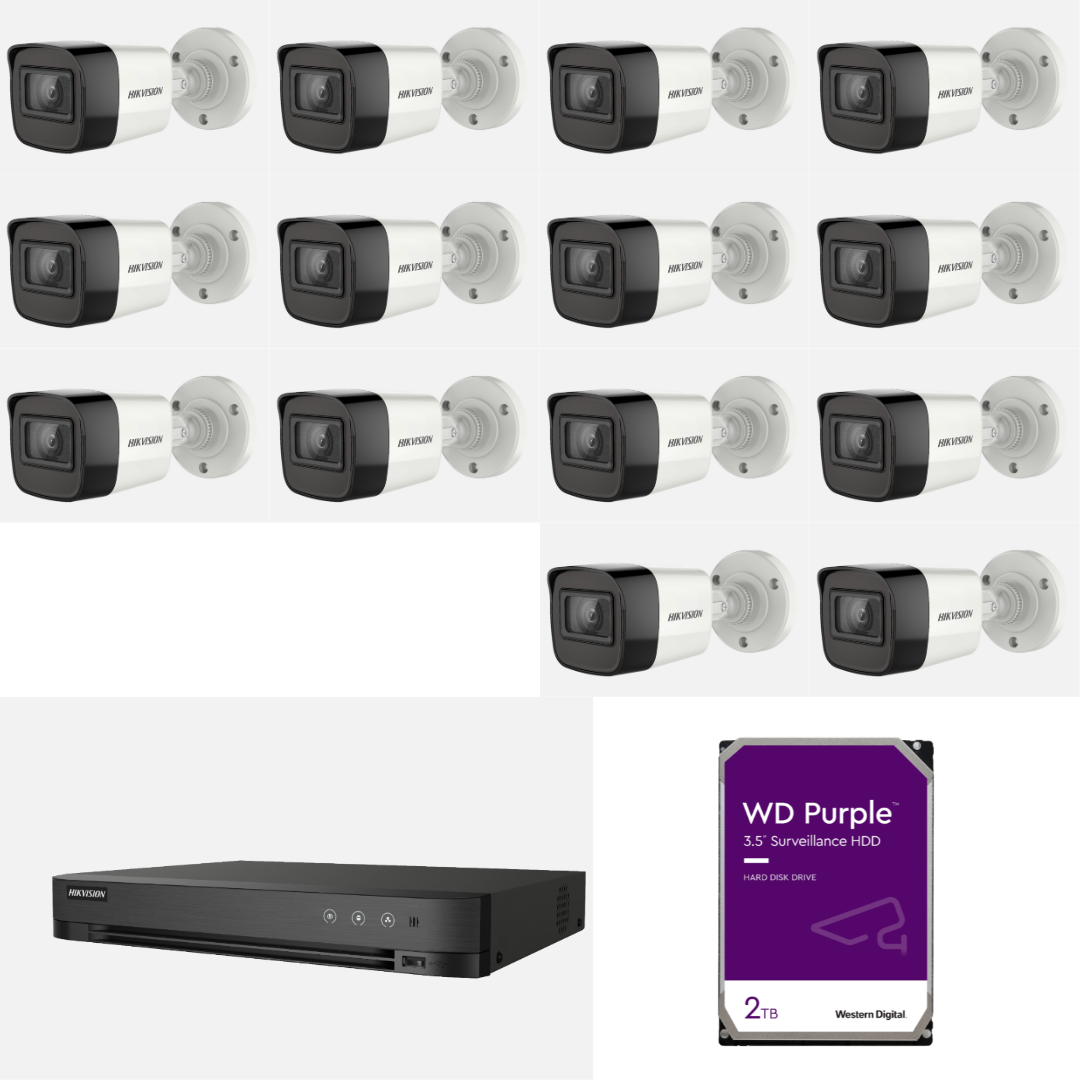 باقة 14 كاميرا رقمية هيكفيجن دقة 5 ميجا