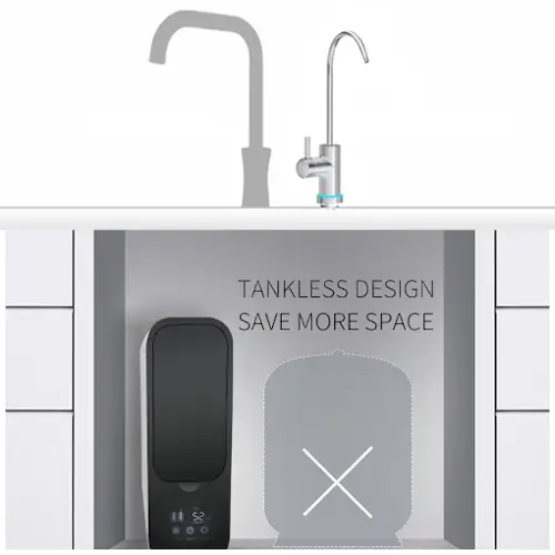 6 Stage Tankless RO System 600GPD with Alkaline Post Filter