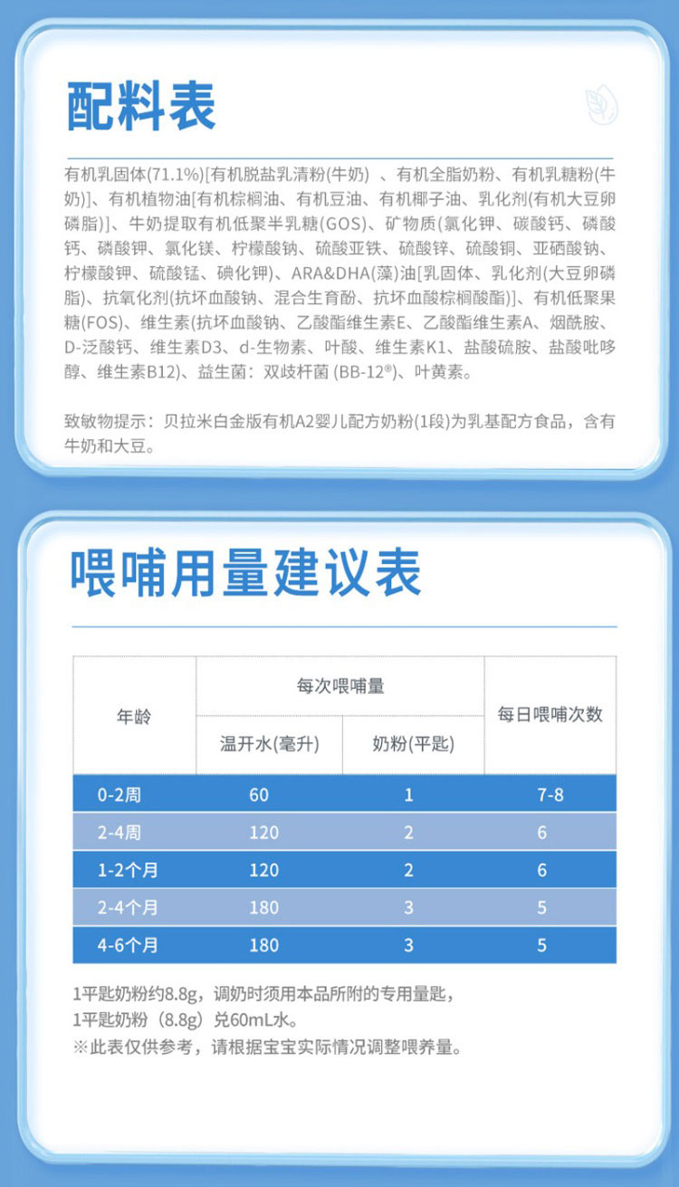 贝拉米白金版 Bellamys Beta 1段