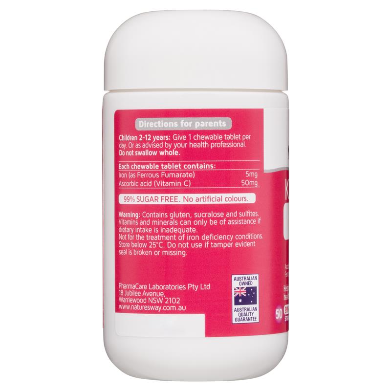 Nature's Way 铁+VC片 50粒