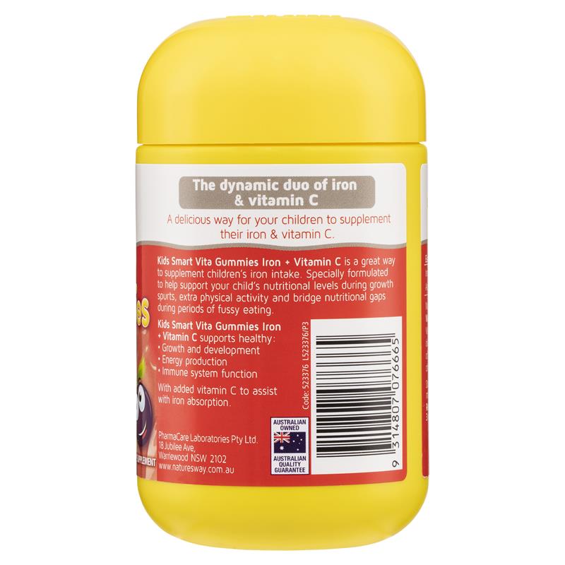 Nature's Way 铁+VC 软糖 60粒