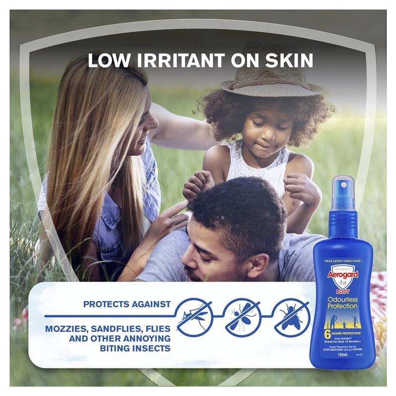 Aerogard 无味防蚊虫喷雾 135ml