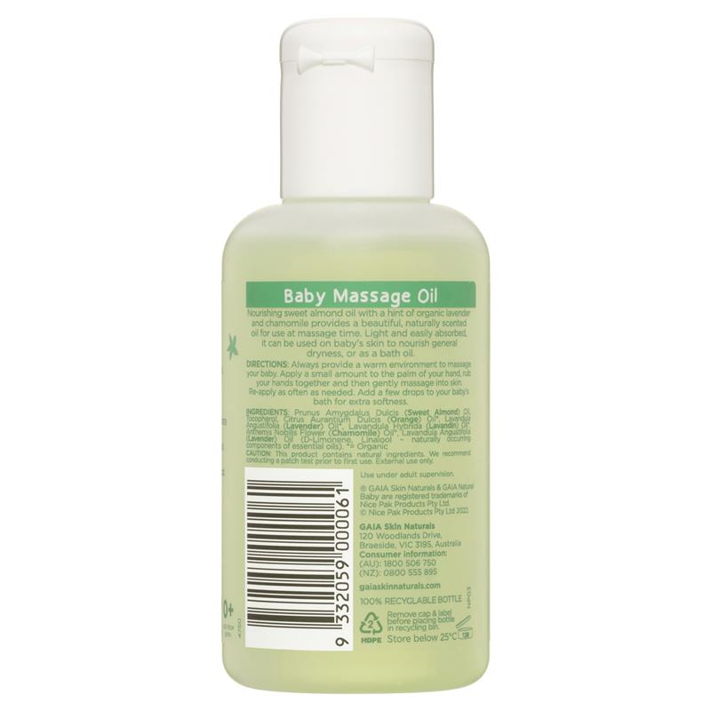 Gaia 婴儿按摩油 125mL