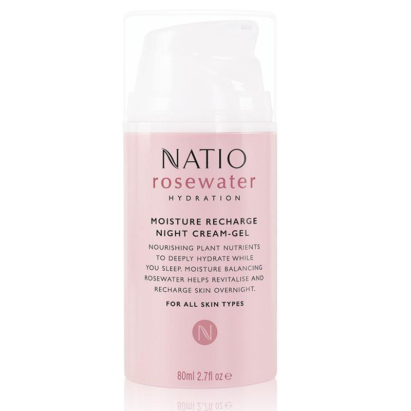 Natio 玫瑰水晚霜 80ml