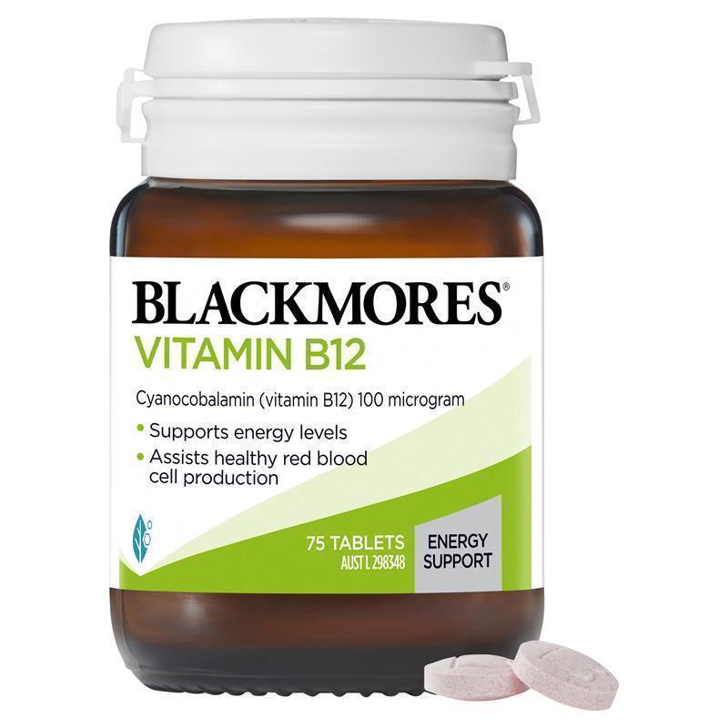 Blackmores 维生素B12 75粒