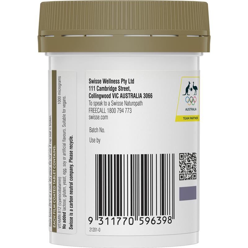 Swisse 维生素B12 60粒