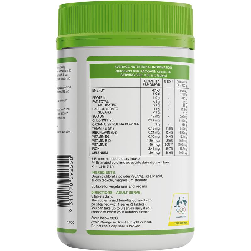 Swisse 螺旋藻片 200粒