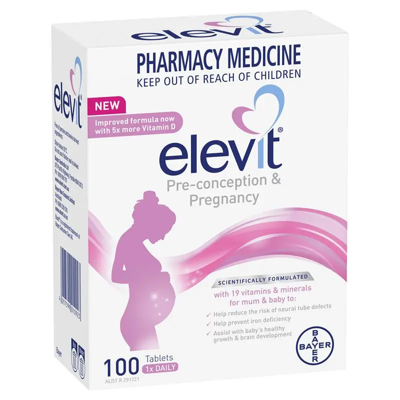 Elevit 孕妇黄金素 100粒