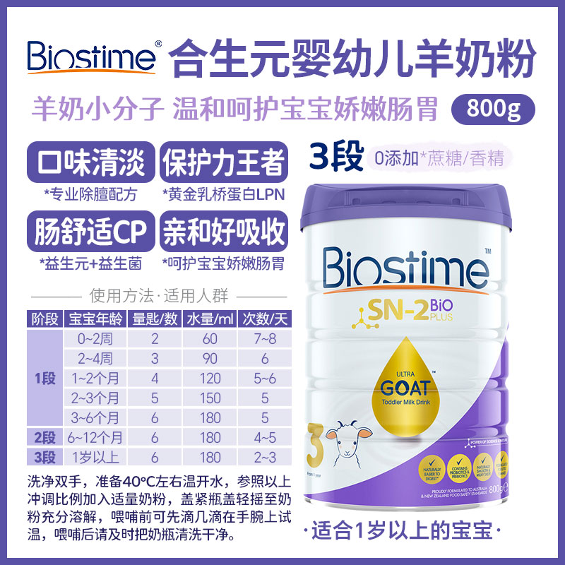 合生元山羊奶 Biostime Goat 3段