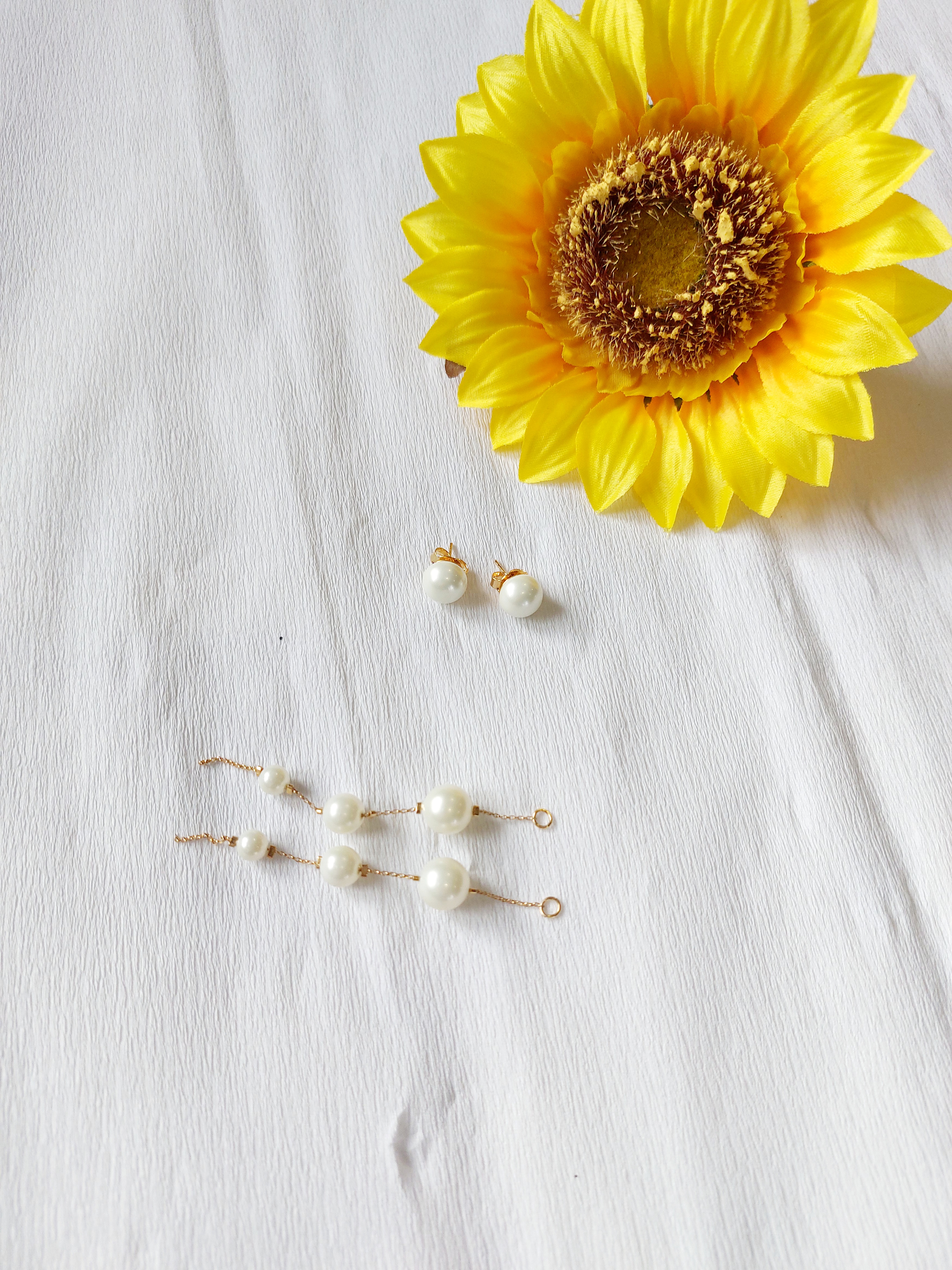 Brincos Cascata de Pérolas