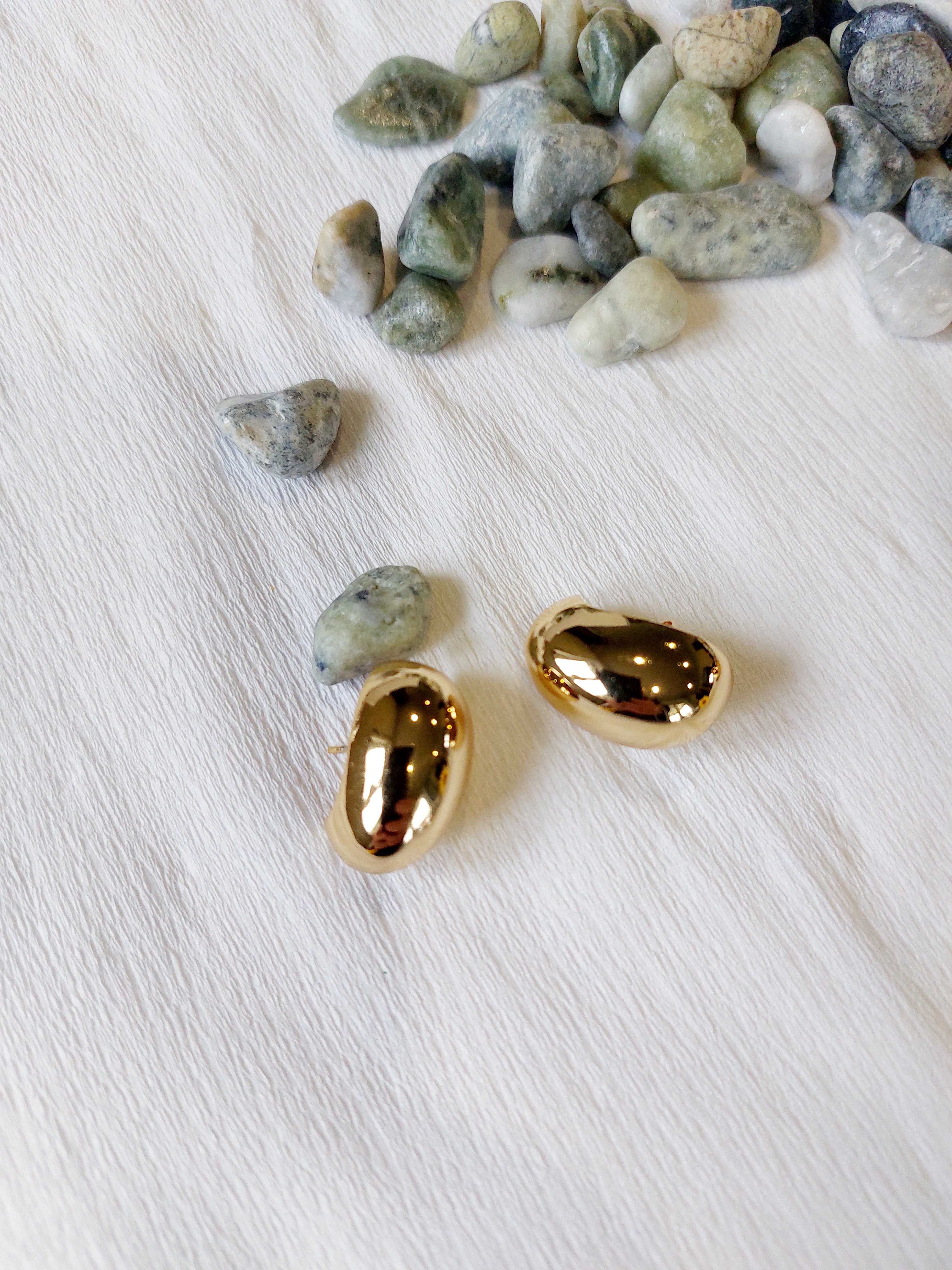 Brincos Concha Dourada