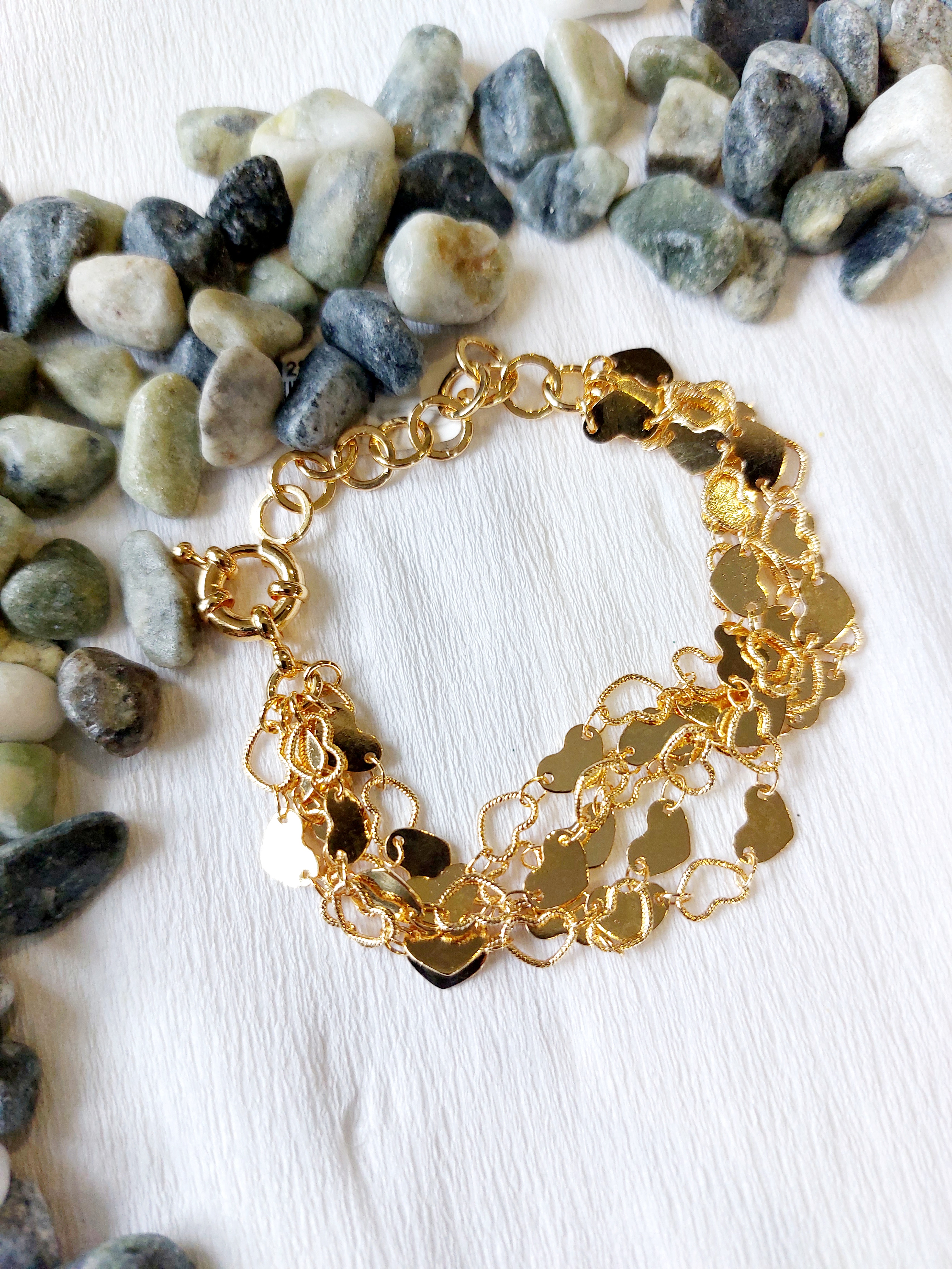 Pulseira Várias Voltas Coração