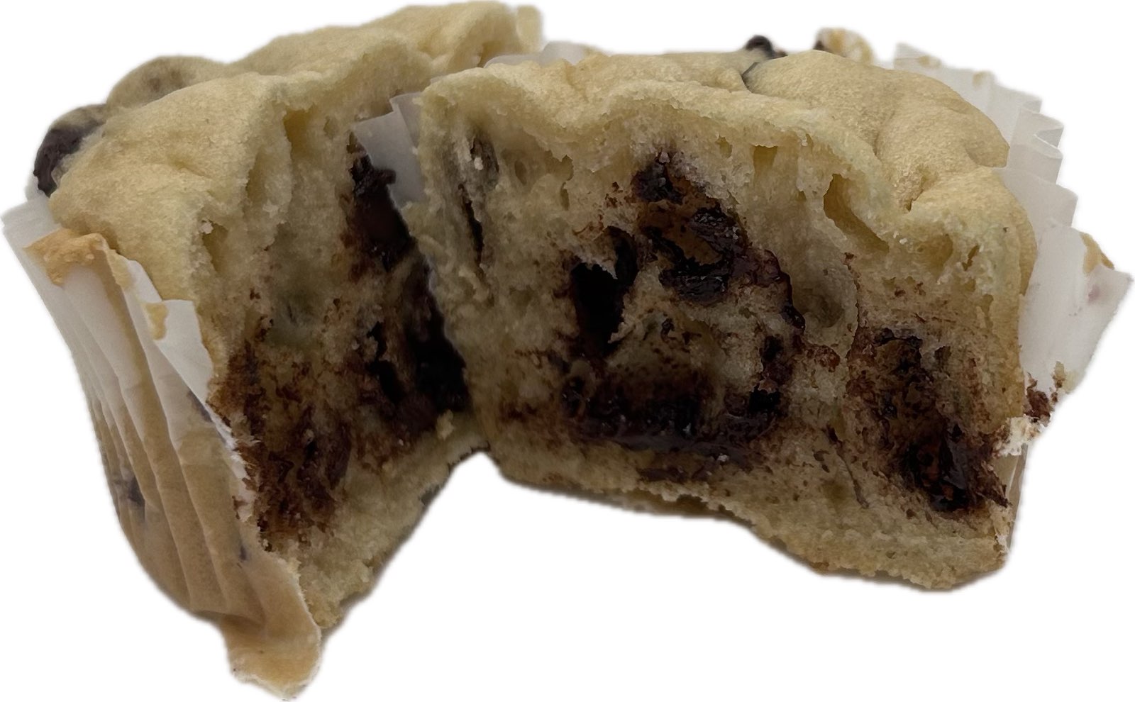 Chocolate Chip Muffins- 6 Standard Sized Muffins