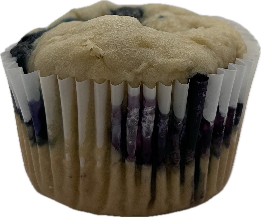 Blueberry Muffins- 6 Standard Sized Muffins