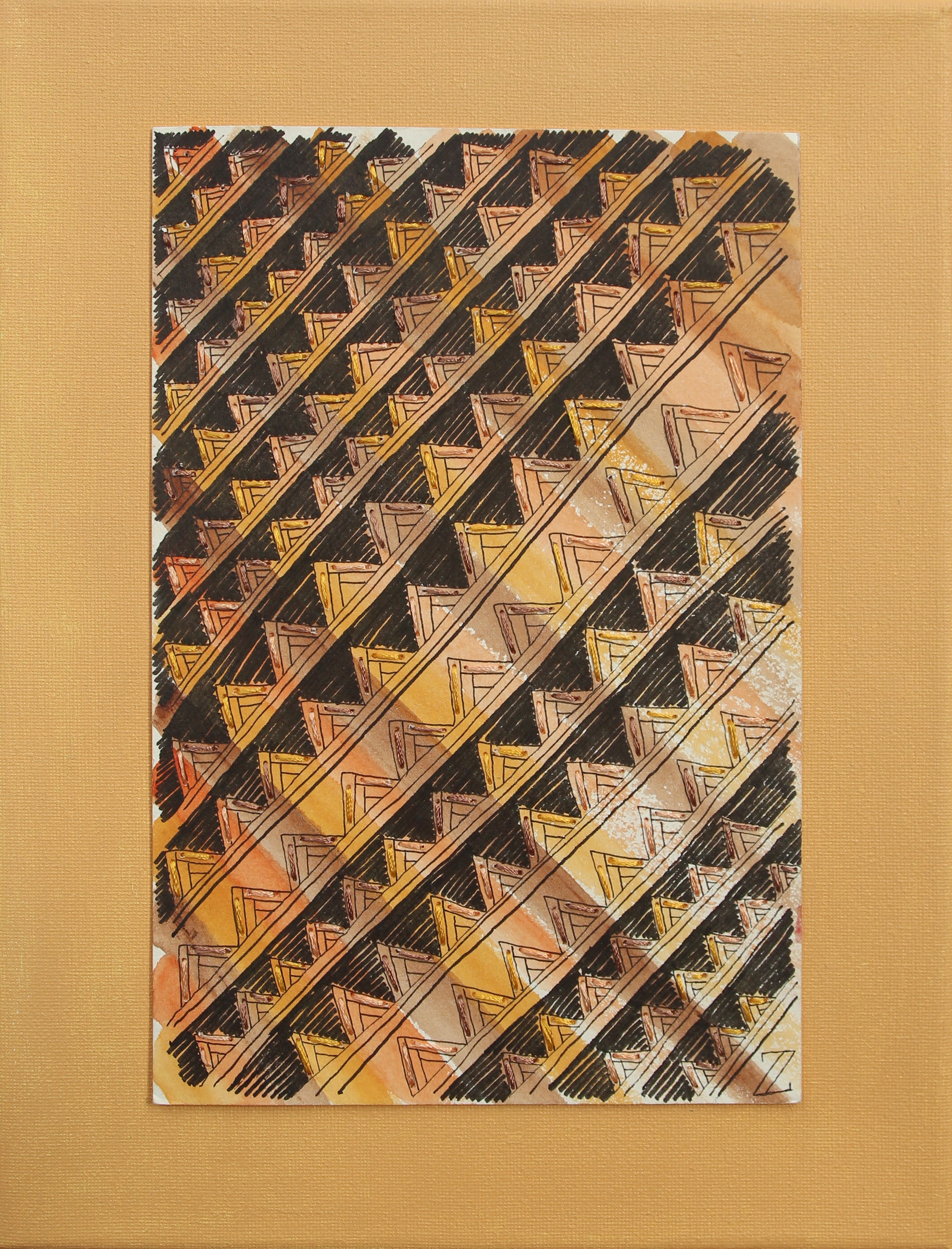 Striations - 9X12"
