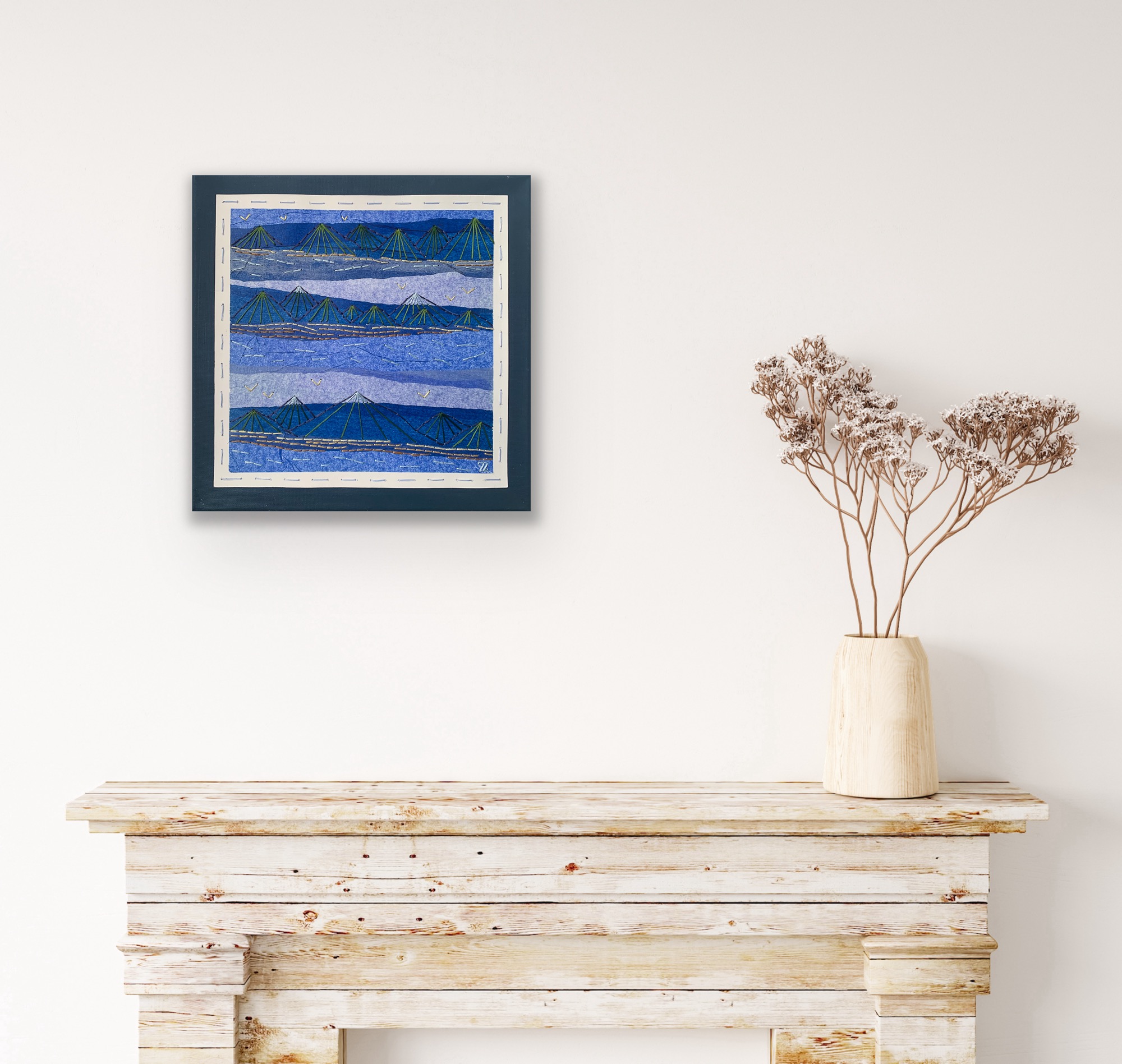 Seas, Mountains and Skies - 12 X 12" 