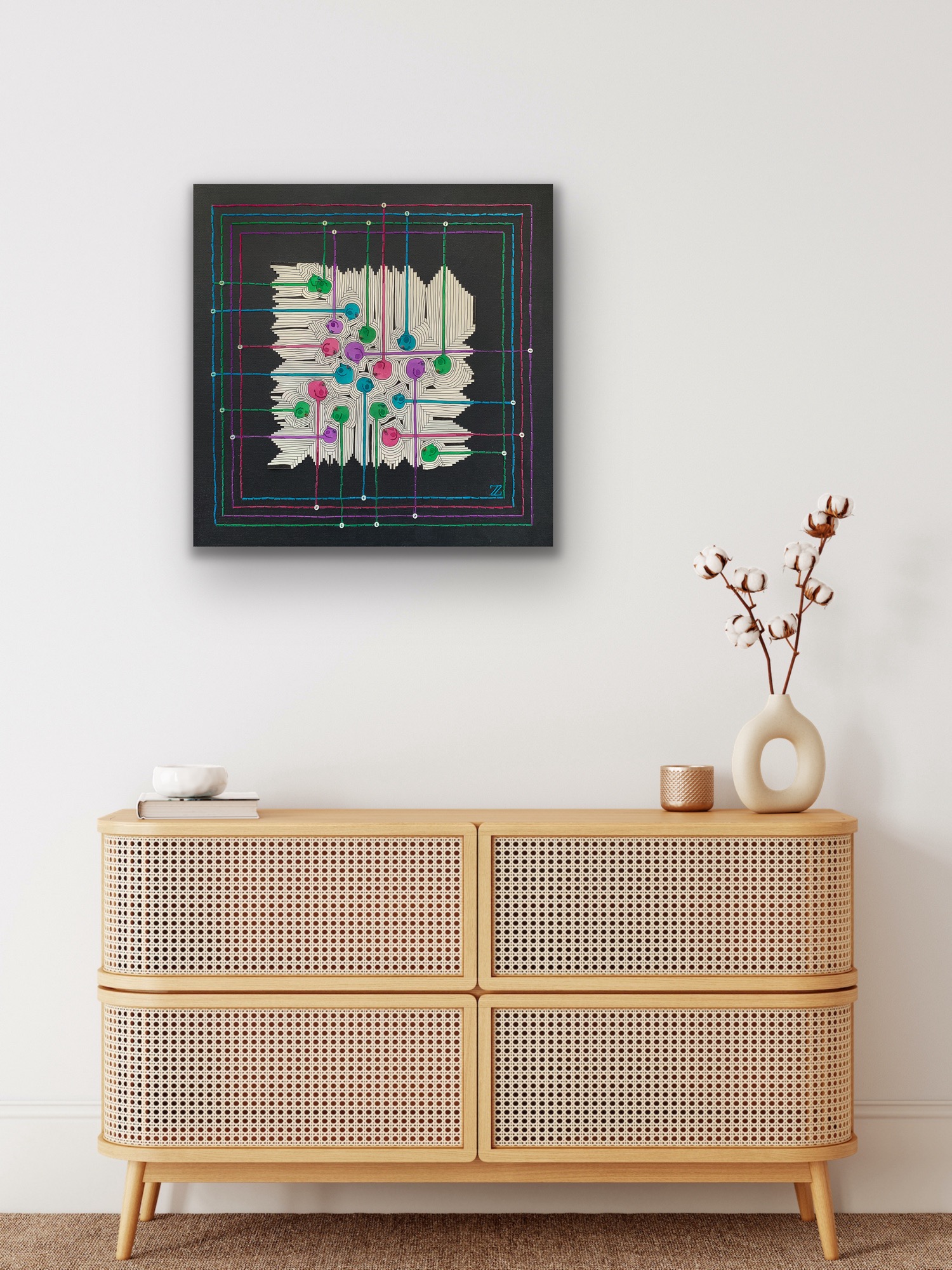 Merry Go Round - 20x20″