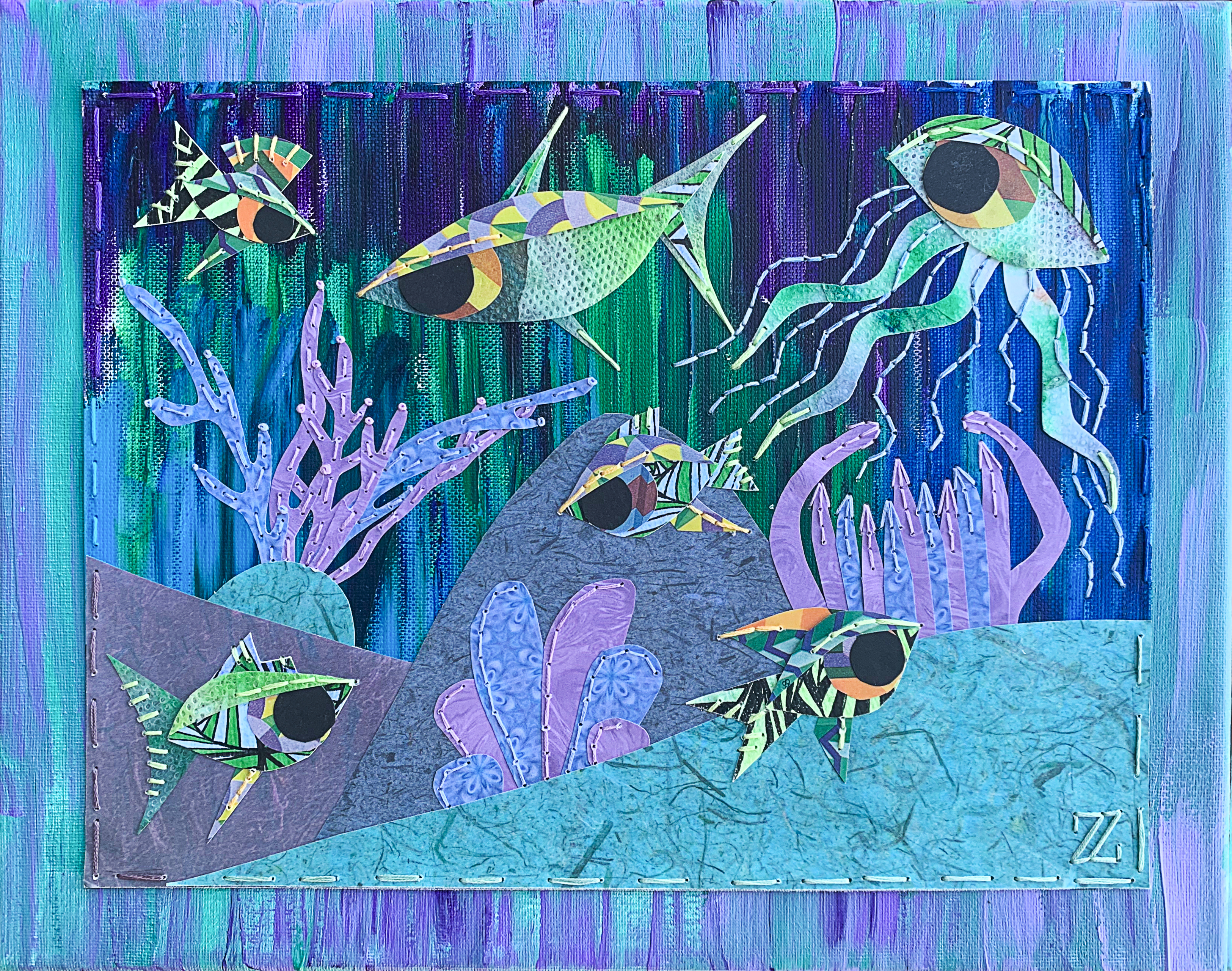 A Fish for You and a Fish for Me - 14x11″ 