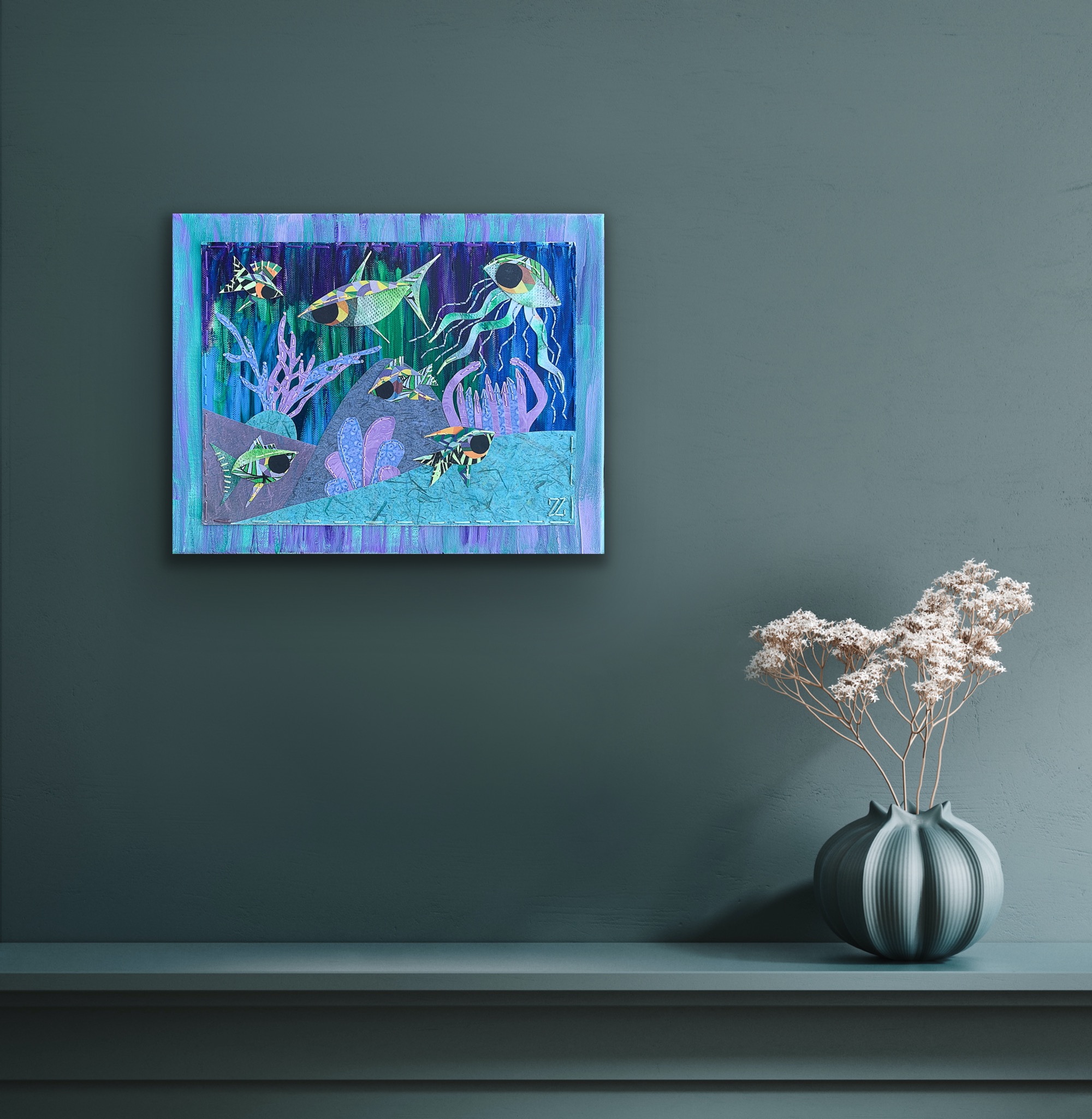 A Fish for You and a Fish for Me - 14x11″ 