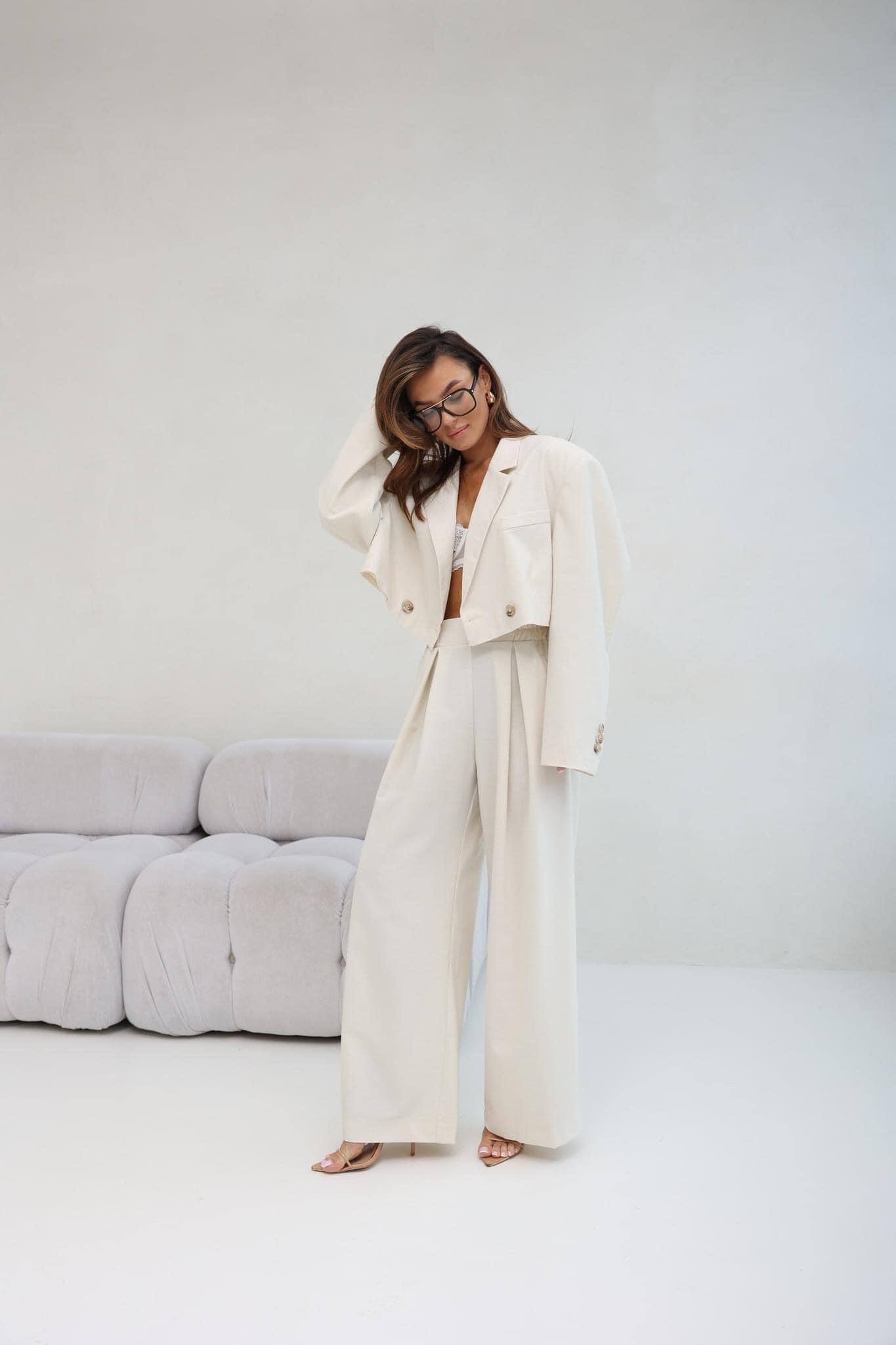 Garnitur Bolonia LUXURY Cream