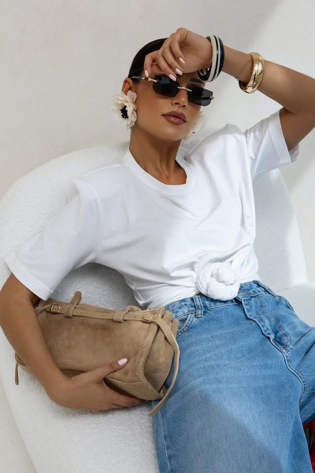 T-shirt Atlanta white