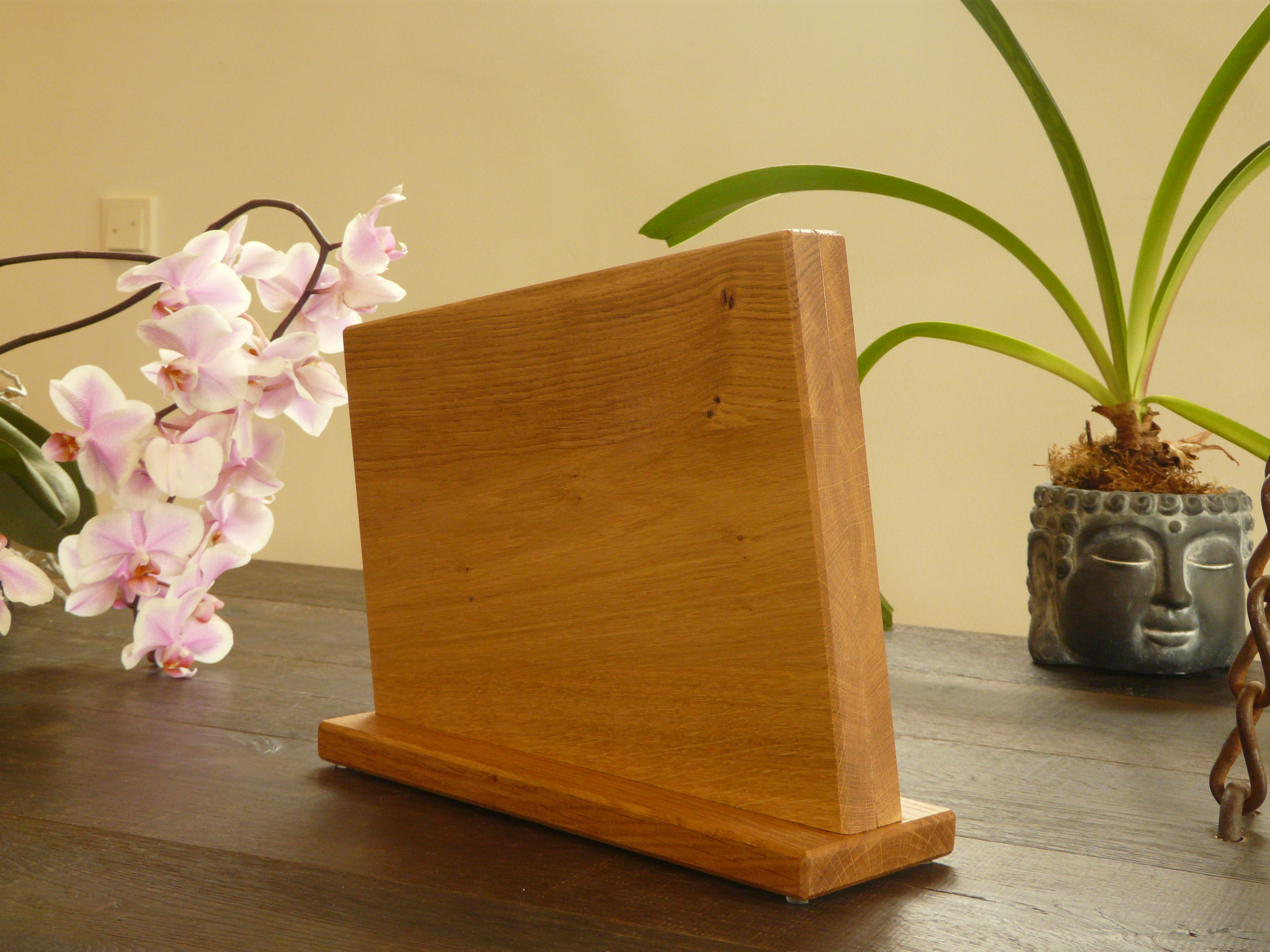 Magnetischer Messerblock aus Eiche