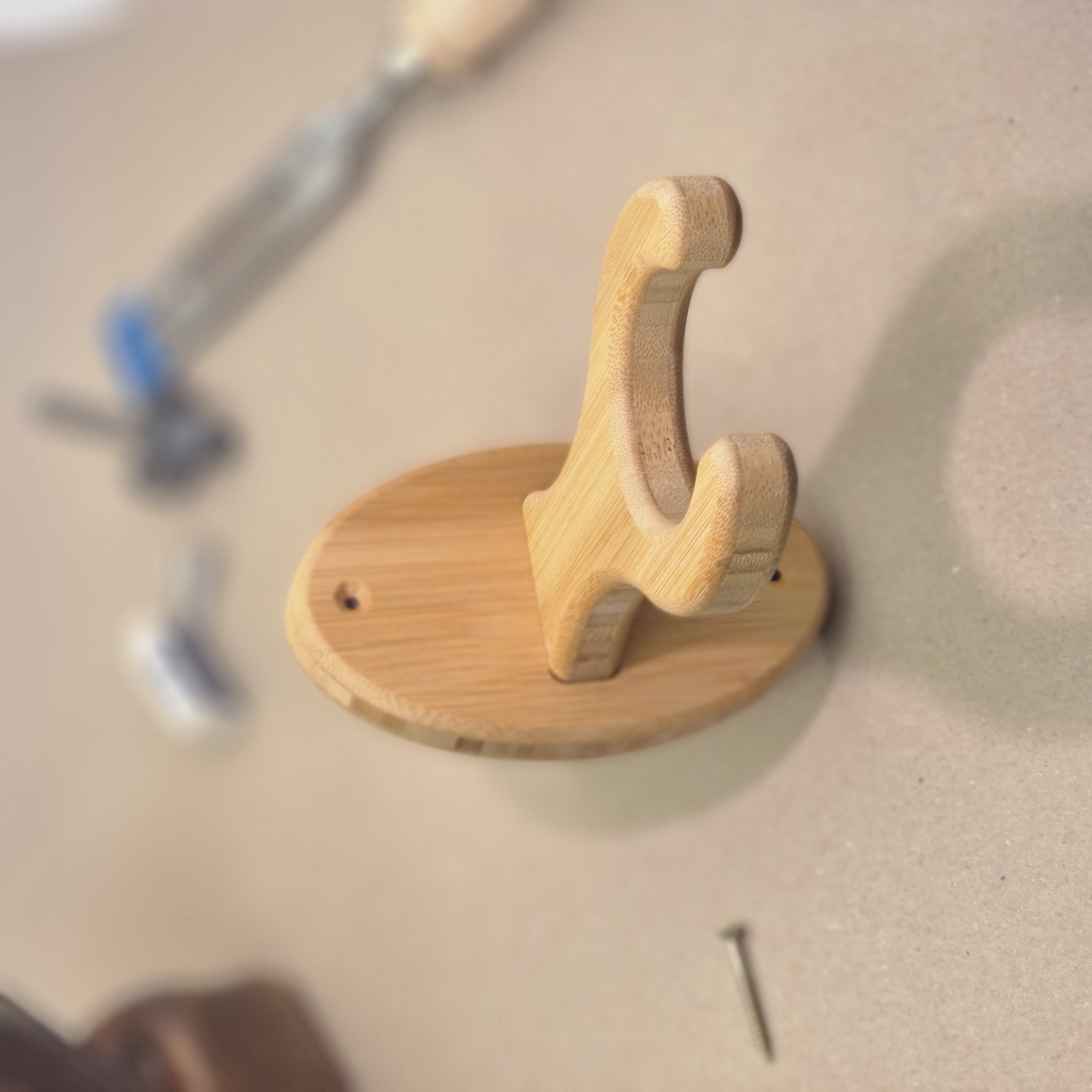 Gitarren/Bass Wandhalterung Oval