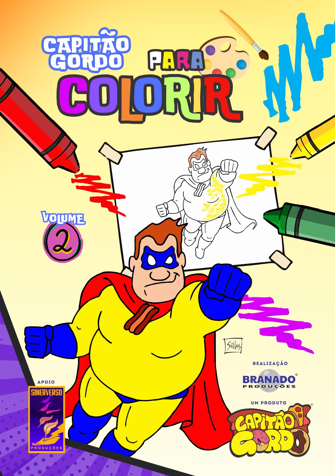Capitão Gordo para colorir # 02
