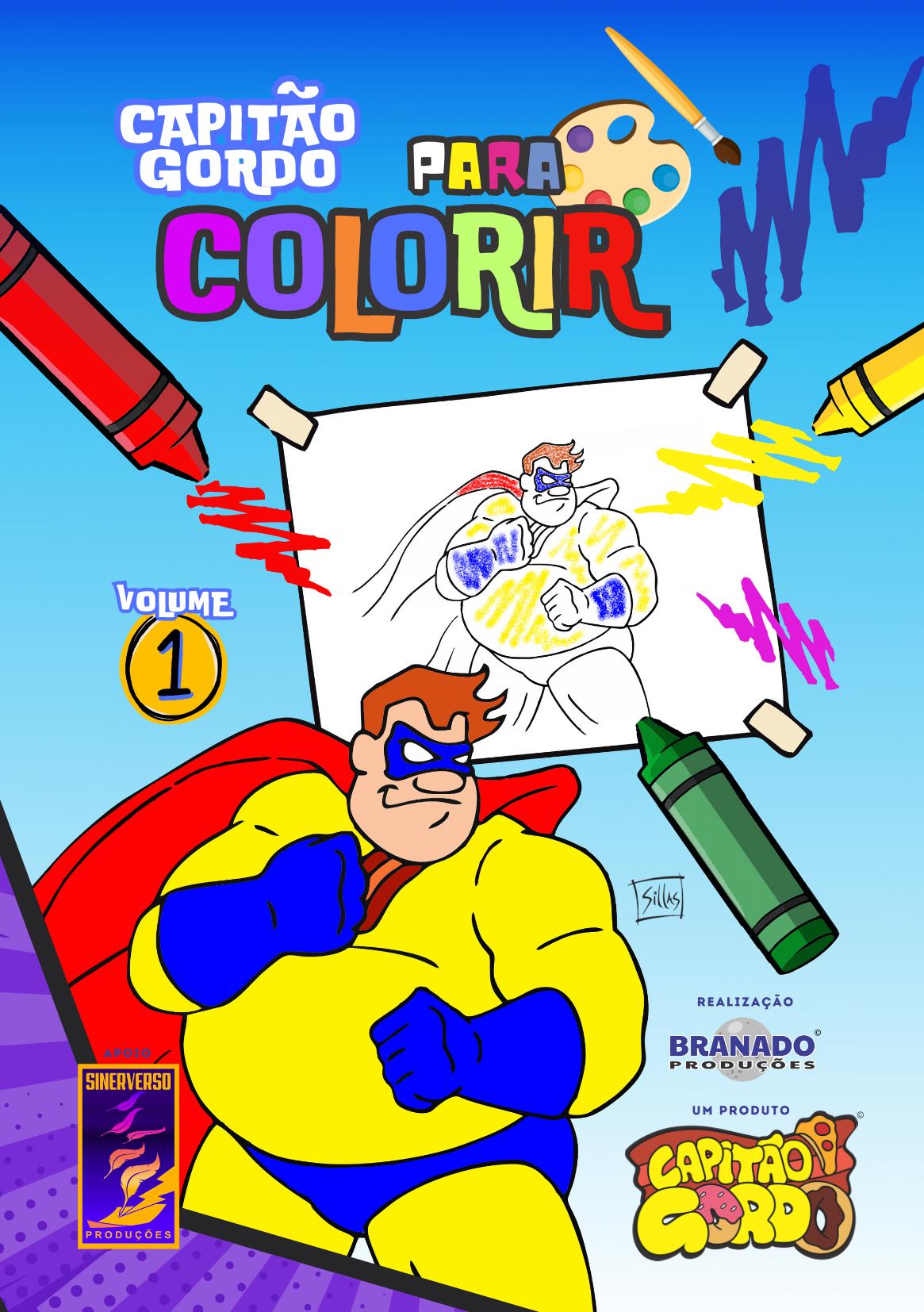 Capitão Gordo para colorir #01